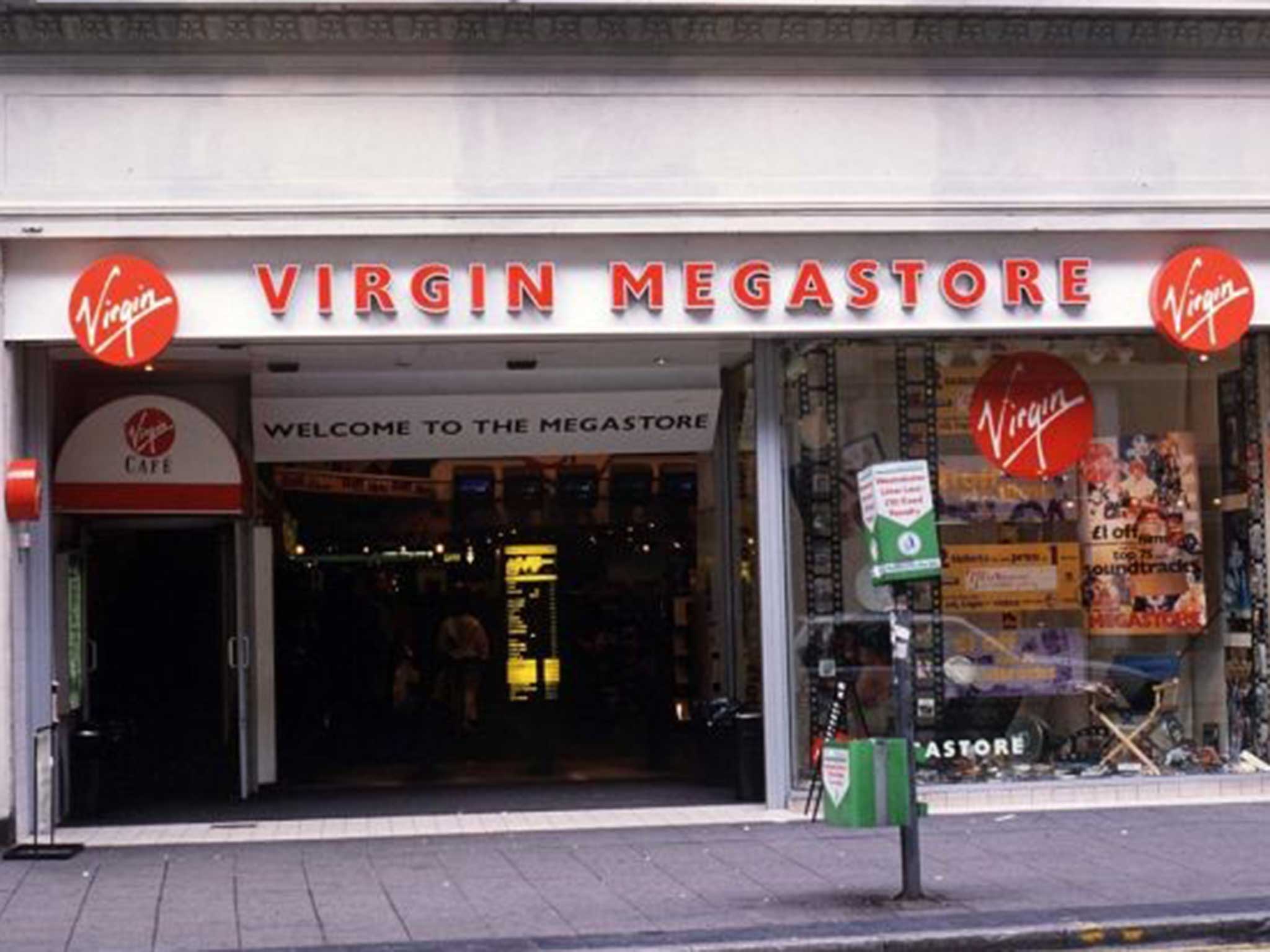 The Virgin Megastore where Lois was a specialist buyer