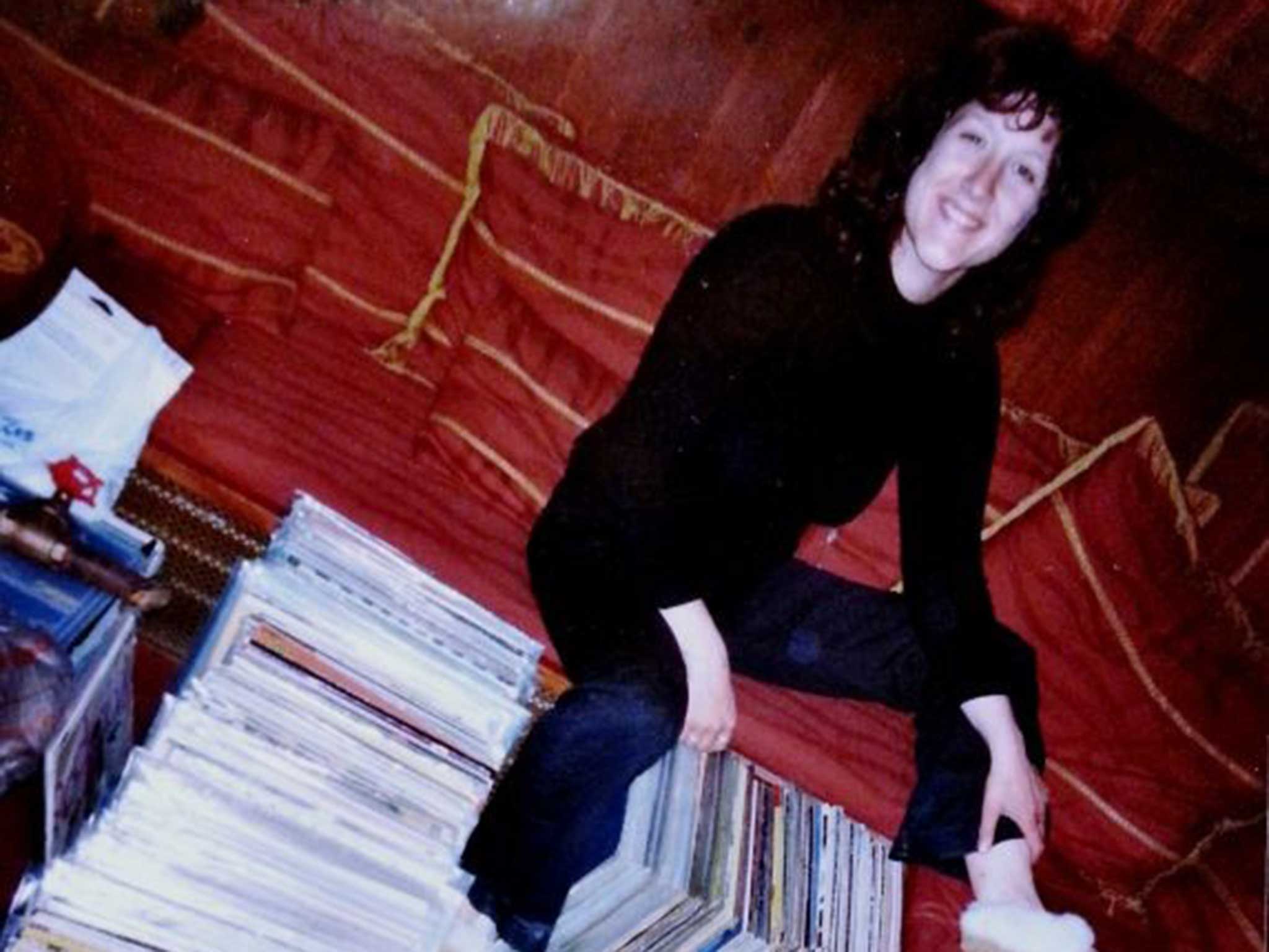 Big collection: Lois at home with her albums in 2007