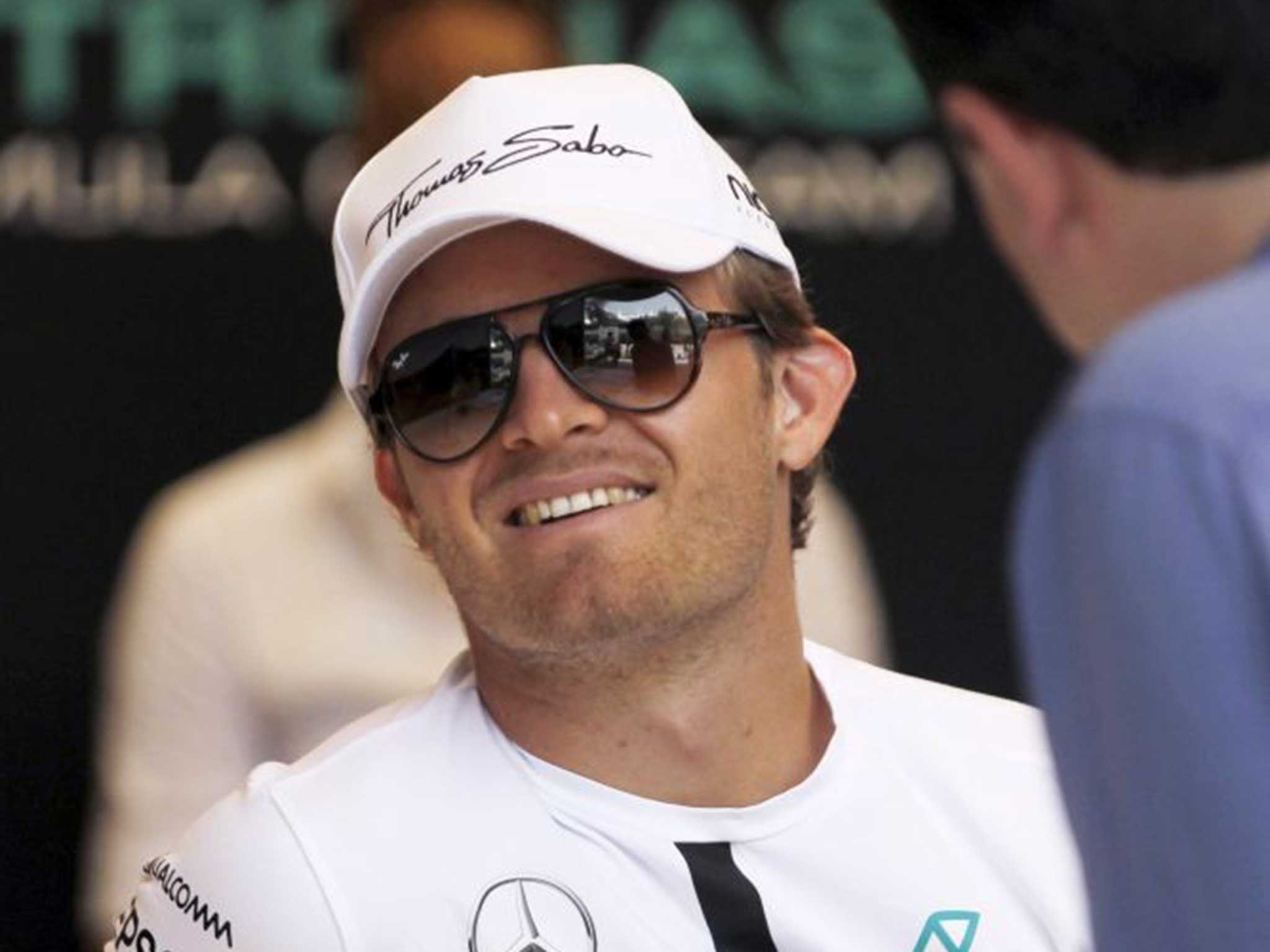 Lewis Hamilton said there were no hard feelings towards team-mate Nico Rosberg