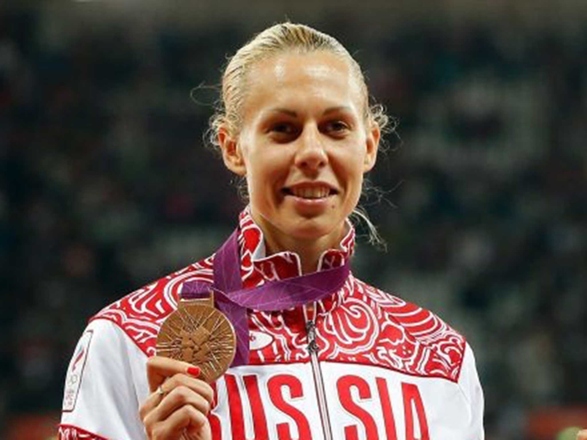Tatyana Chernova won gold in 2011 but failed a drugs test from 2009, when it was retested