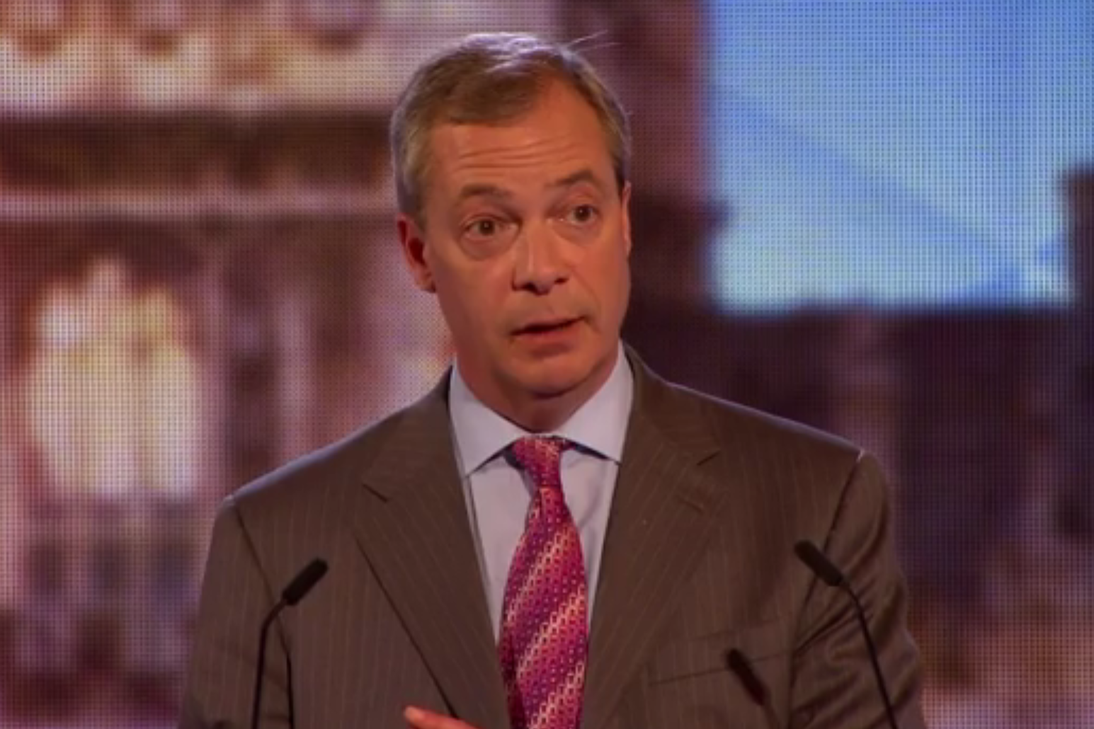 Nigel Farage said he was left with no choice but to work with the Conservatives