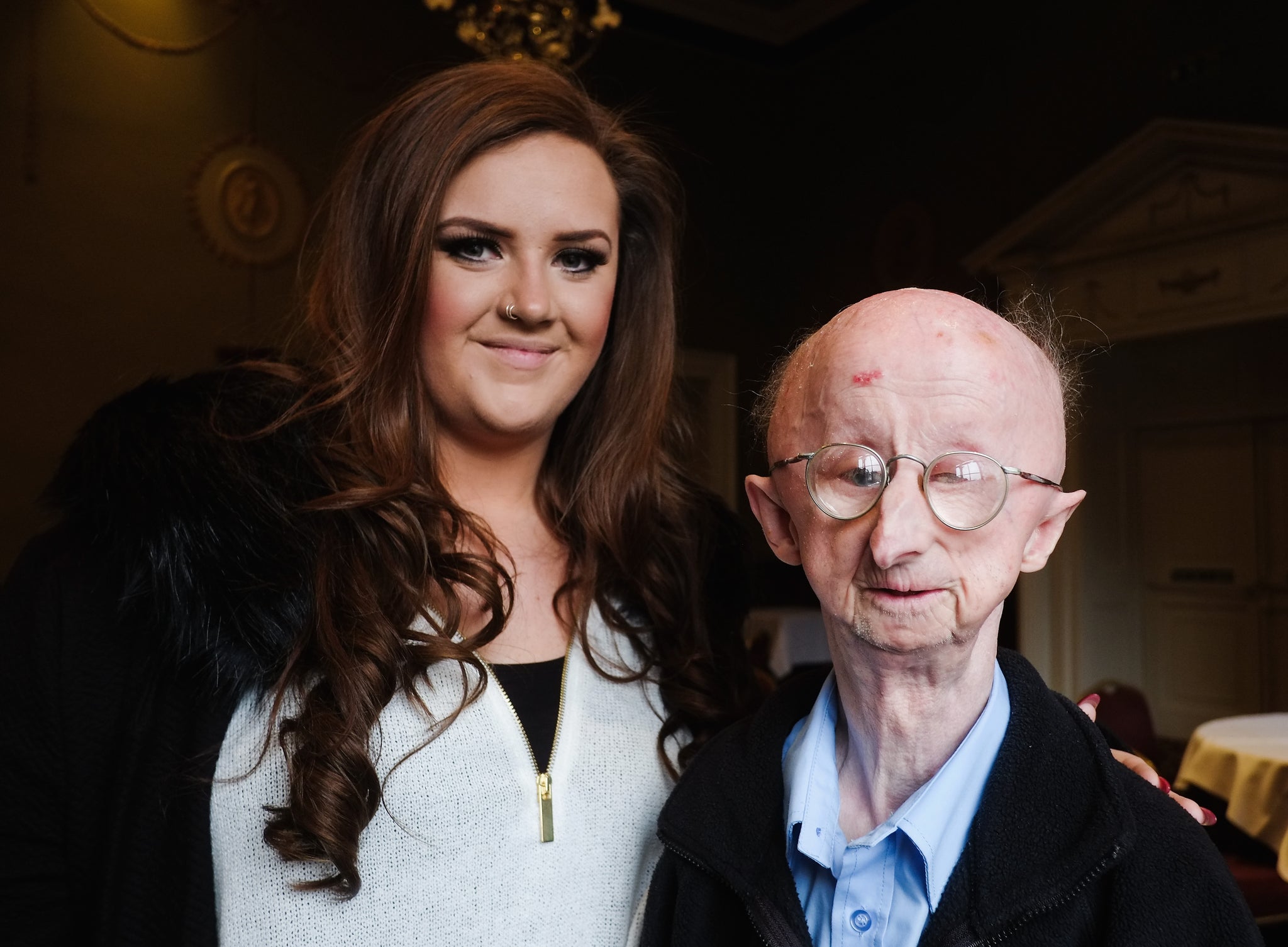 With 21-year old Katie Cutler's help, Mr Barnes raised enough money to buy a new home in Low Fell, Tyne and Wear