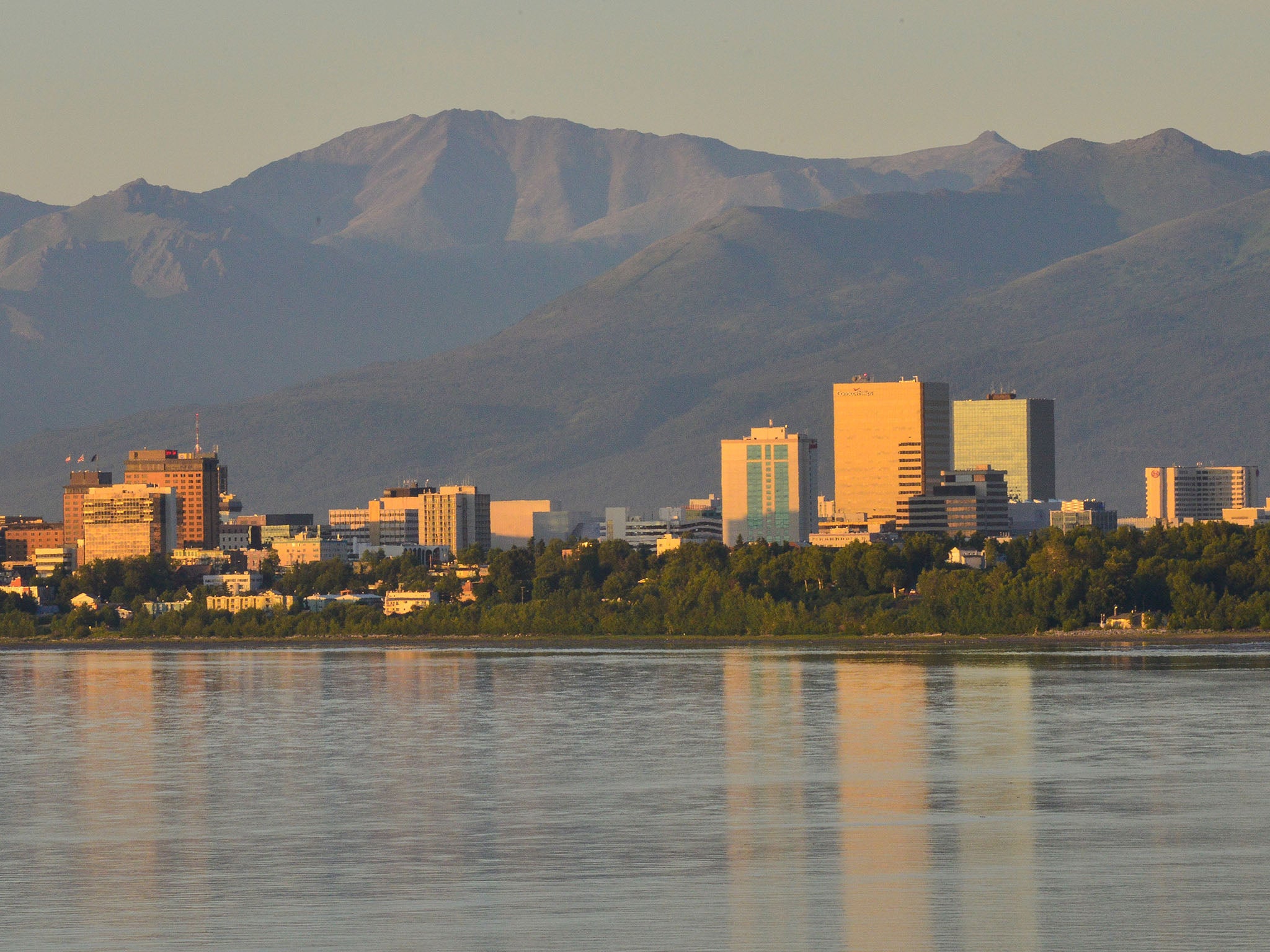 Anchorage City Skyline