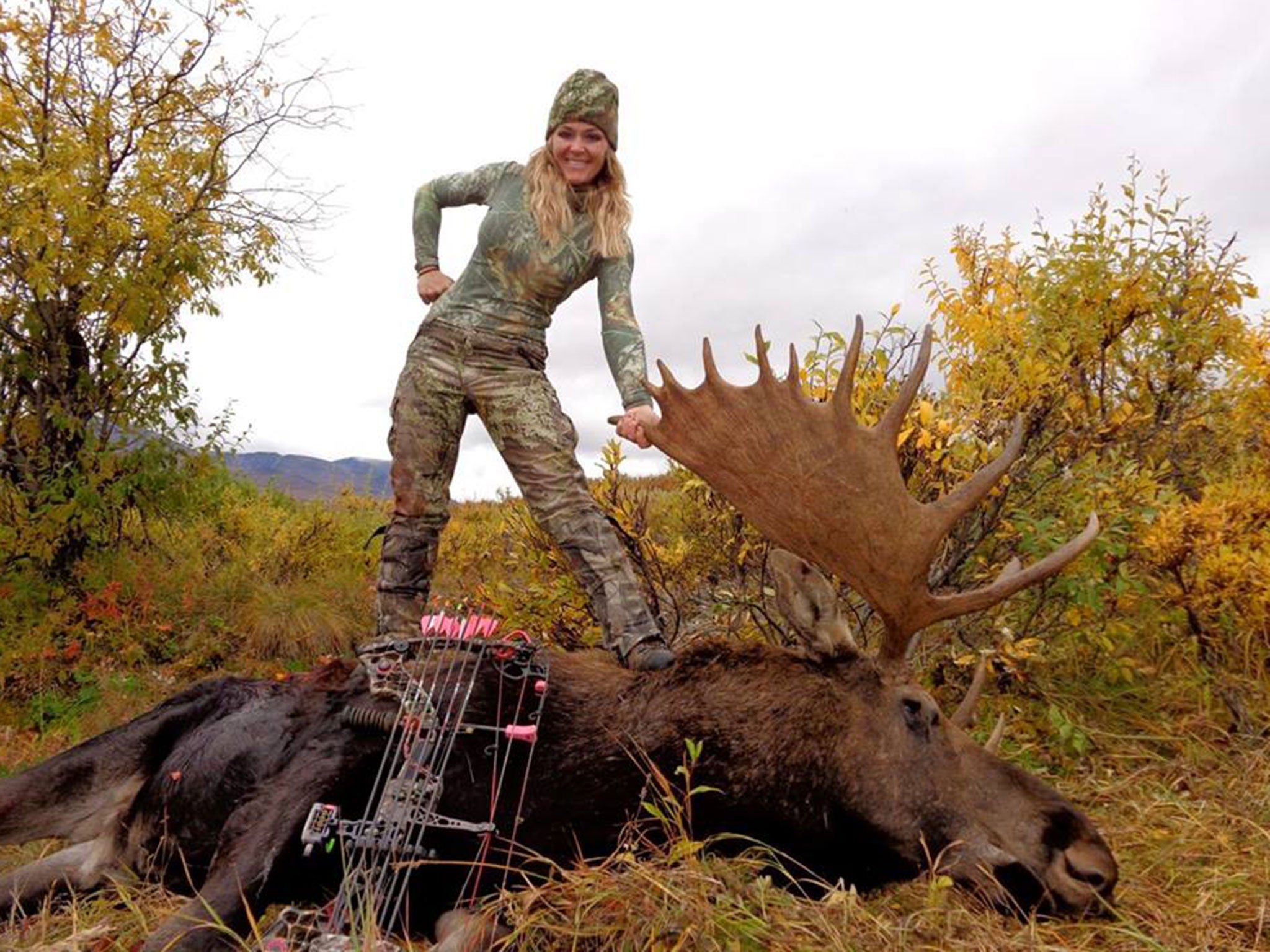 Rebecca Francis on one of her hunts 