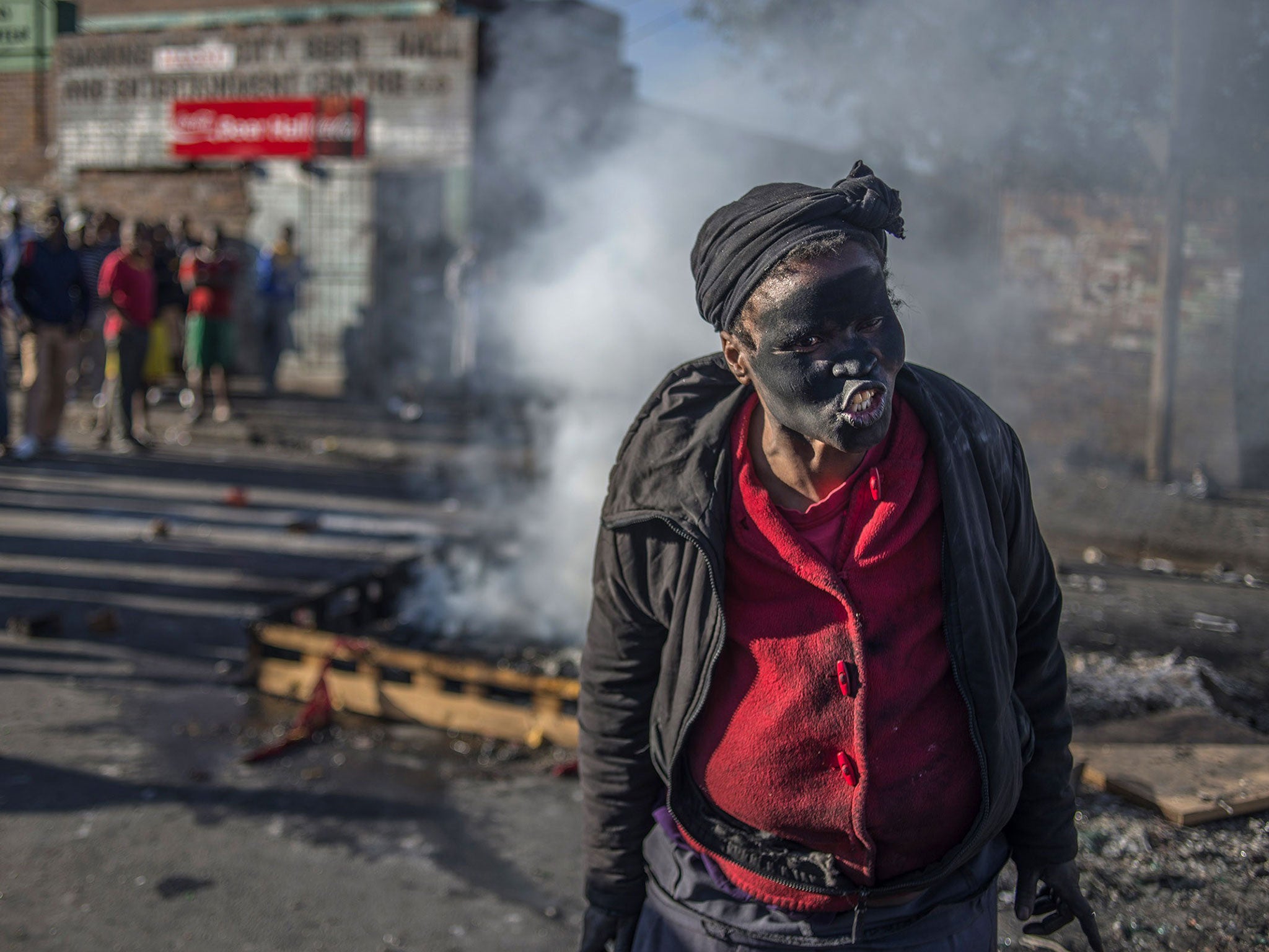 south africa township violence