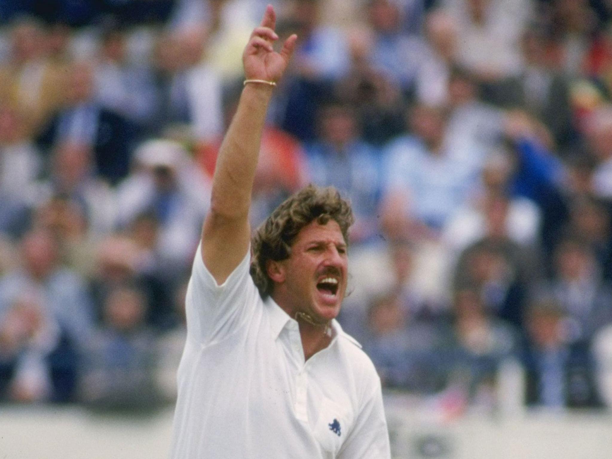 Botham took his 383rd Test wicket in 1992 in his 100th Test