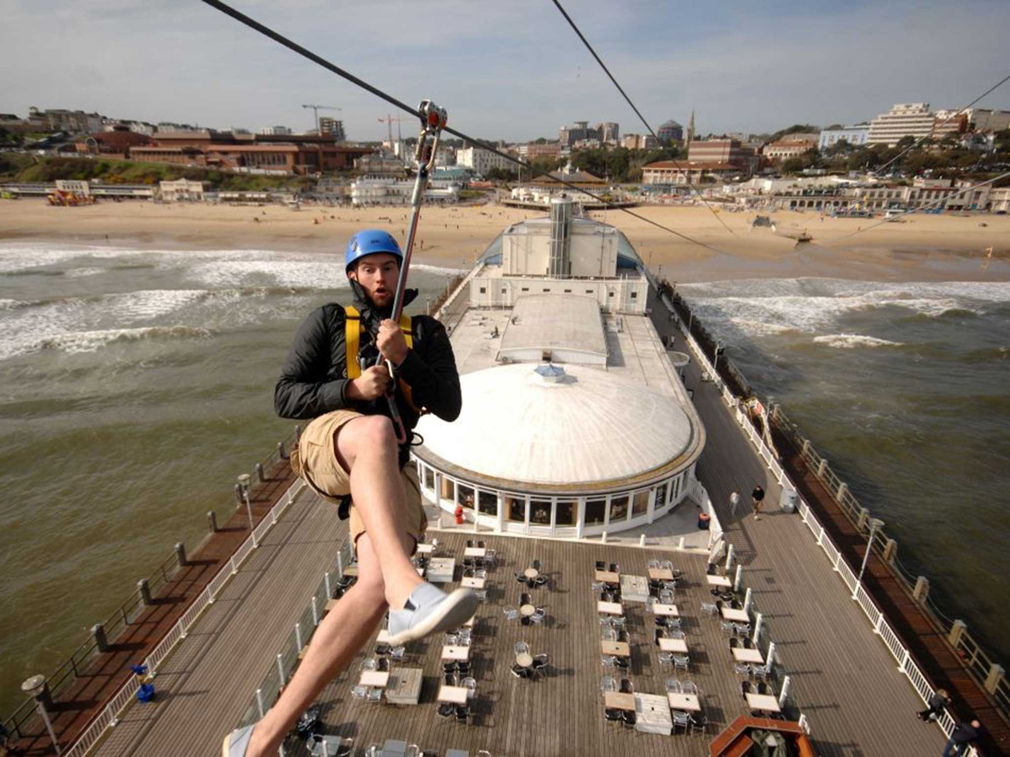 Zip, zip, hooray: the new-look end of the pier in Bournemouth is a radical development
