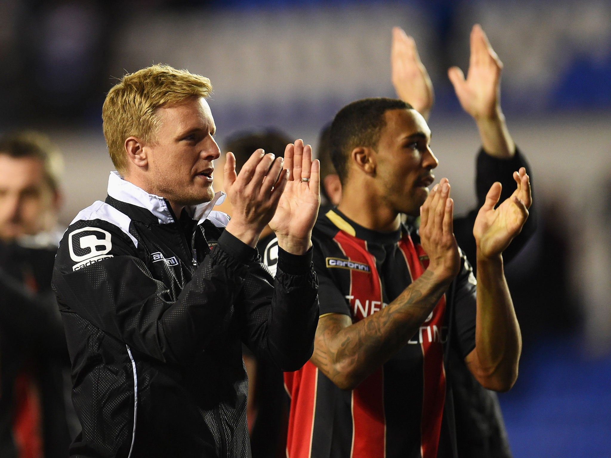 Manager Eddie Howe has led Bournemouth to the Championship summit six seasons after they almost dropped out of the league