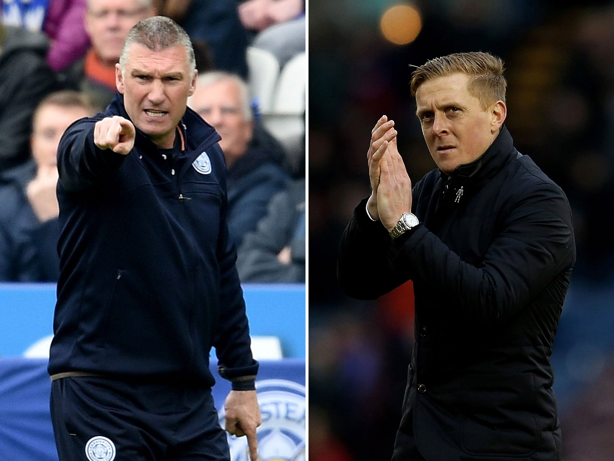 Nigel Pearson and Garry Monk
