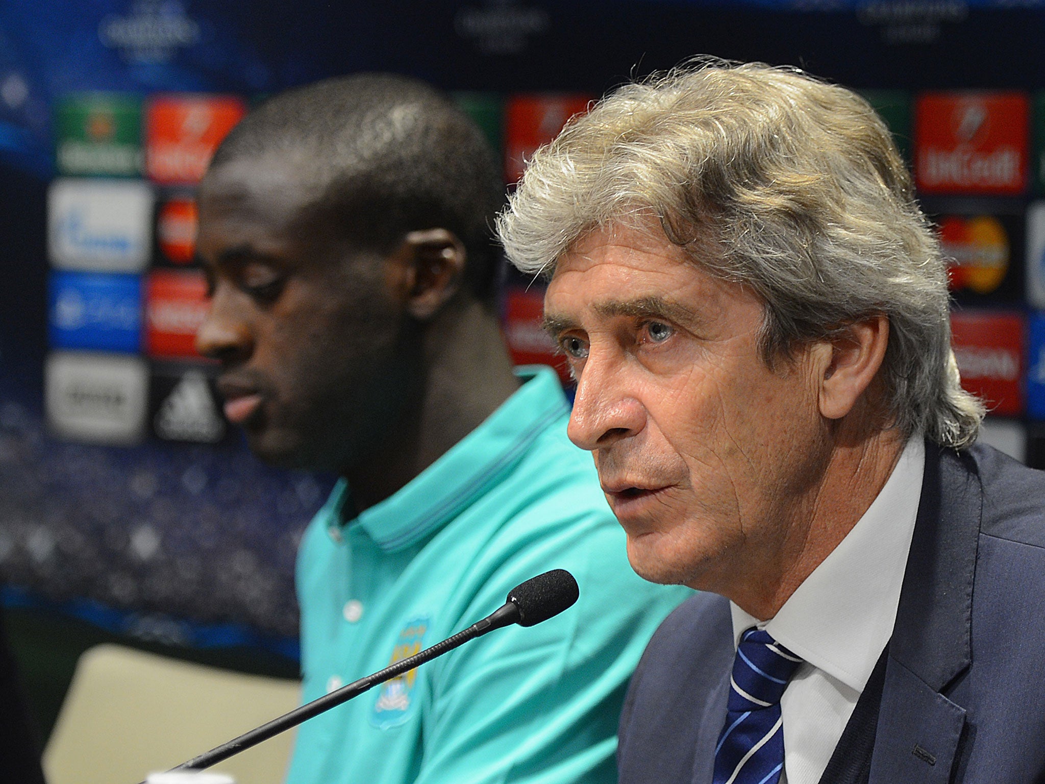 Manuel Pellegrini is disappointed with Yaya Toure's form