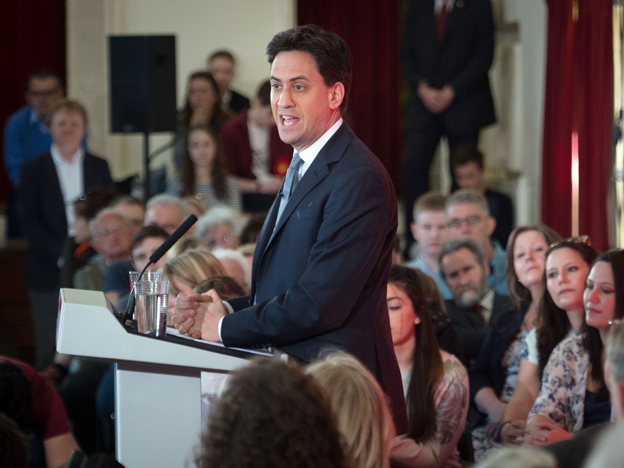 Speaking in the Wirral, Mr Miliband said his party would not make promises it could not keep