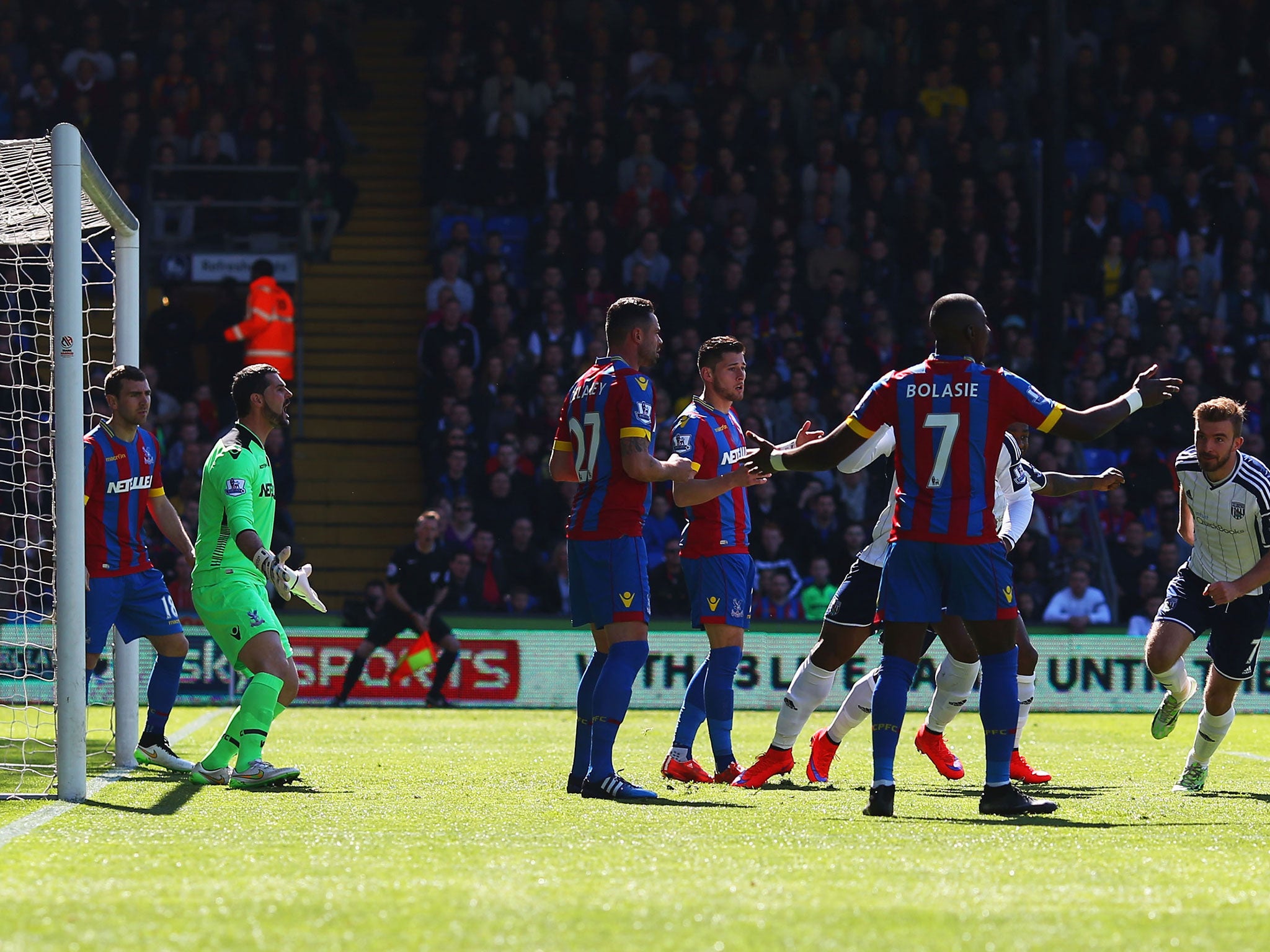 James Morrison (far right) turns to celebrate after scoring in the second minutes