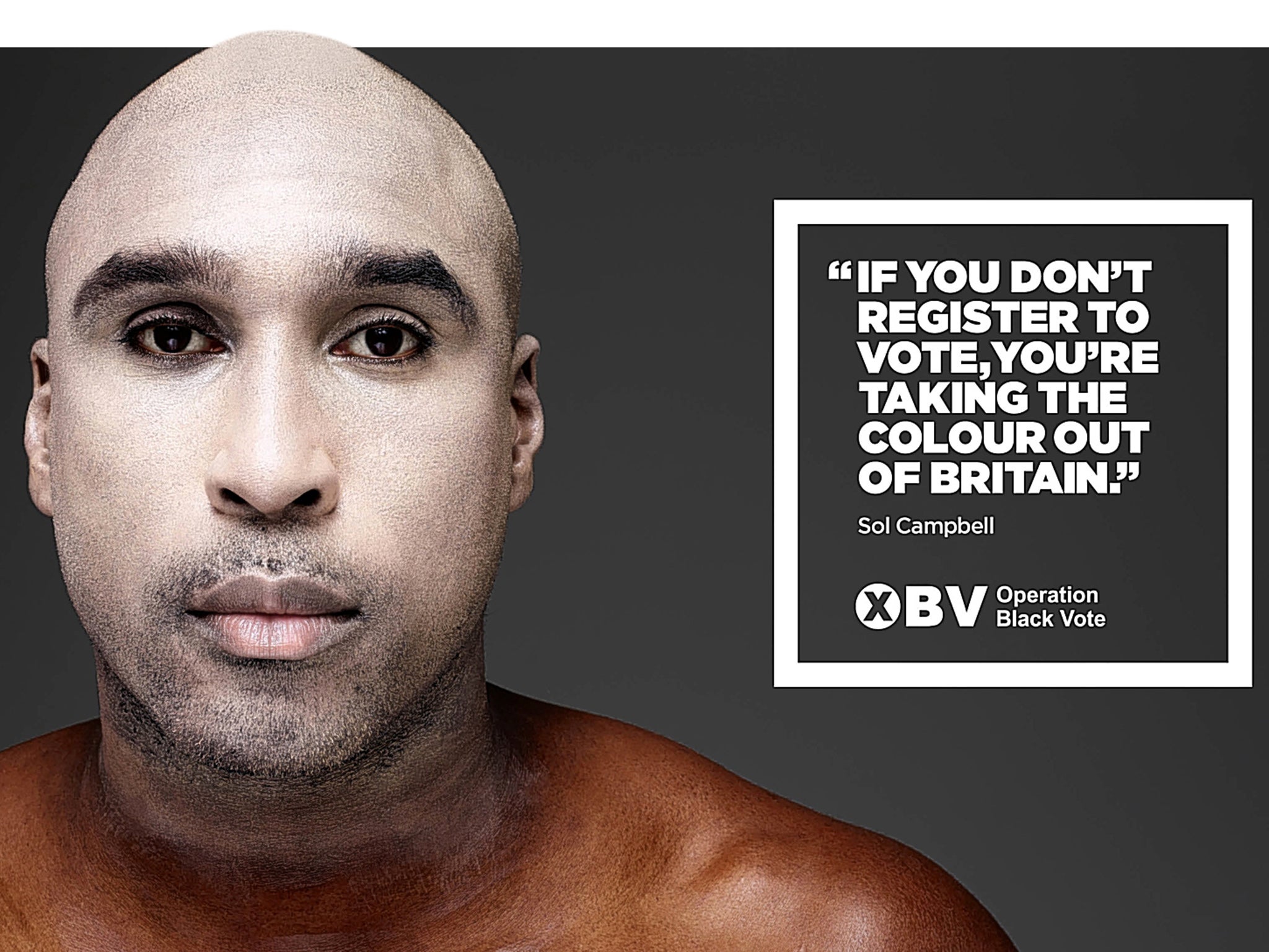 Sol Campbell is part of Operation Black Vote