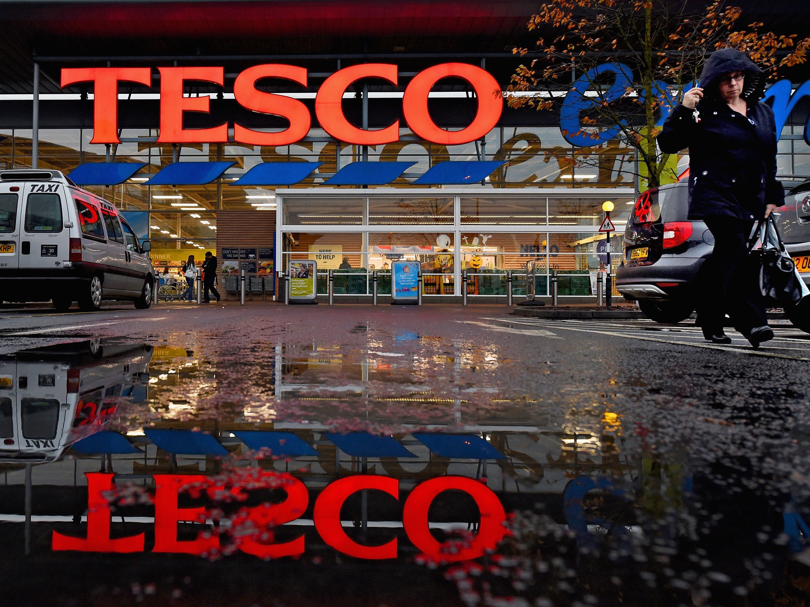 Tesco is expected to announce that its profits plunged by two-thirds last year (Getty)