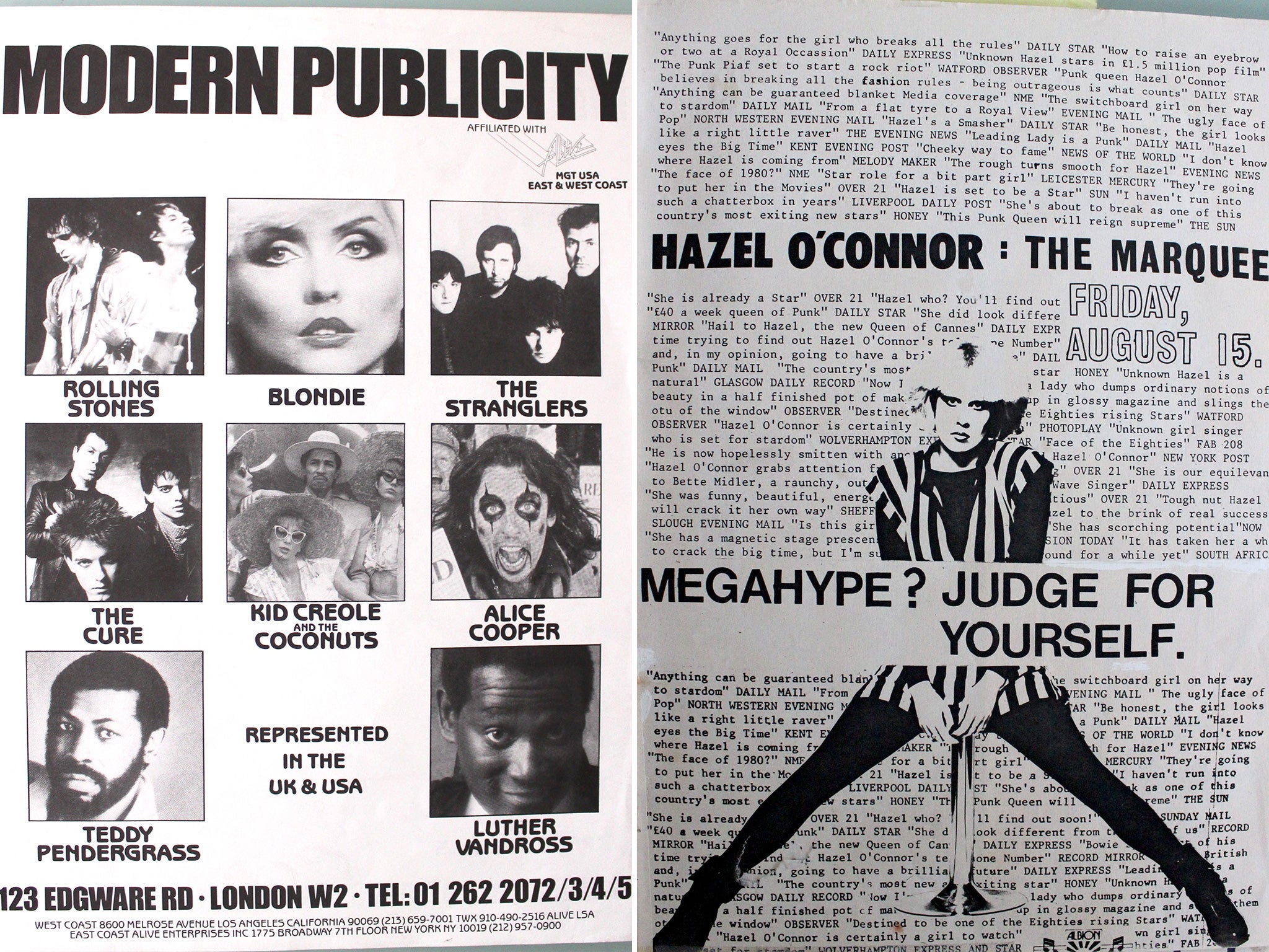 Is all publicity good publicity? Images from Always Print the Myth, at the V&A