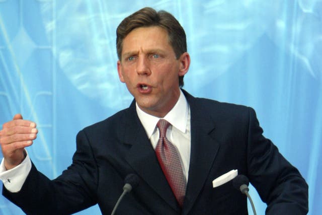 <p>The leader of the Church of Scientology David Miscavige</p>