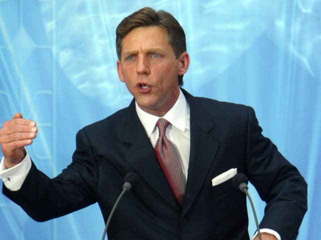 <p>The leader of the Church of Scientology David Miscavige</p>