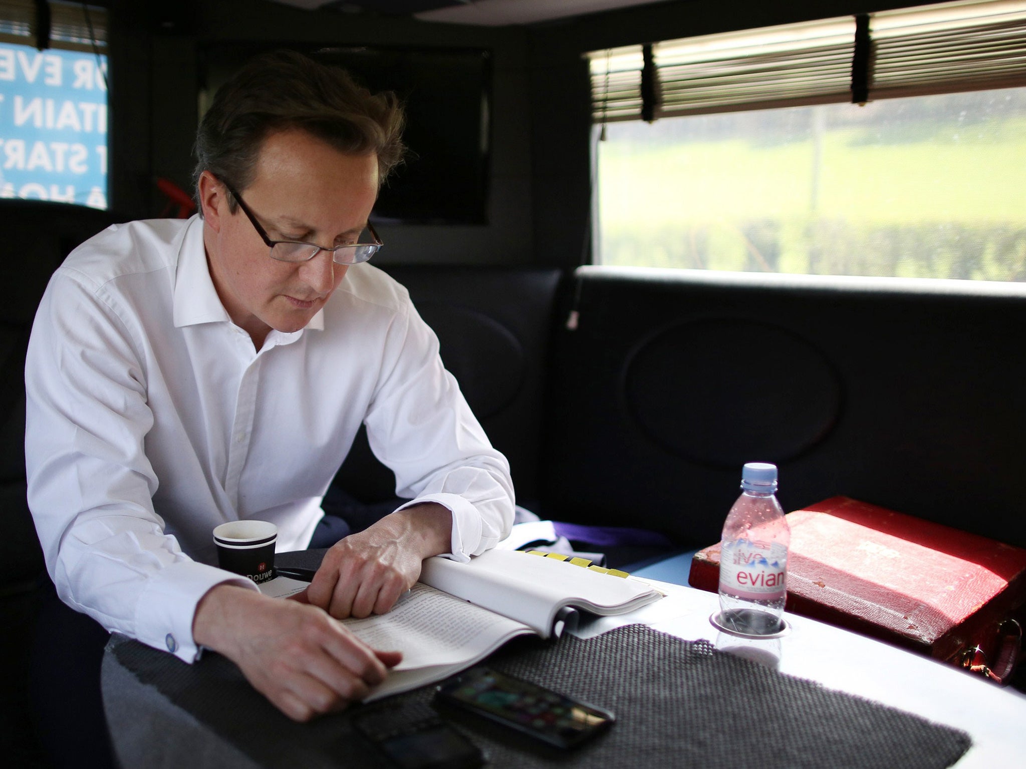 David Cameron on the campaign trail