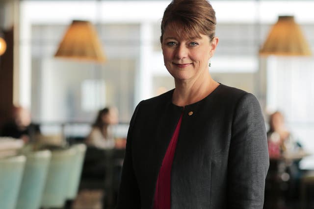 Leanne Wood is Plaid Cymru’s first female and first non-Welsh speaking leader