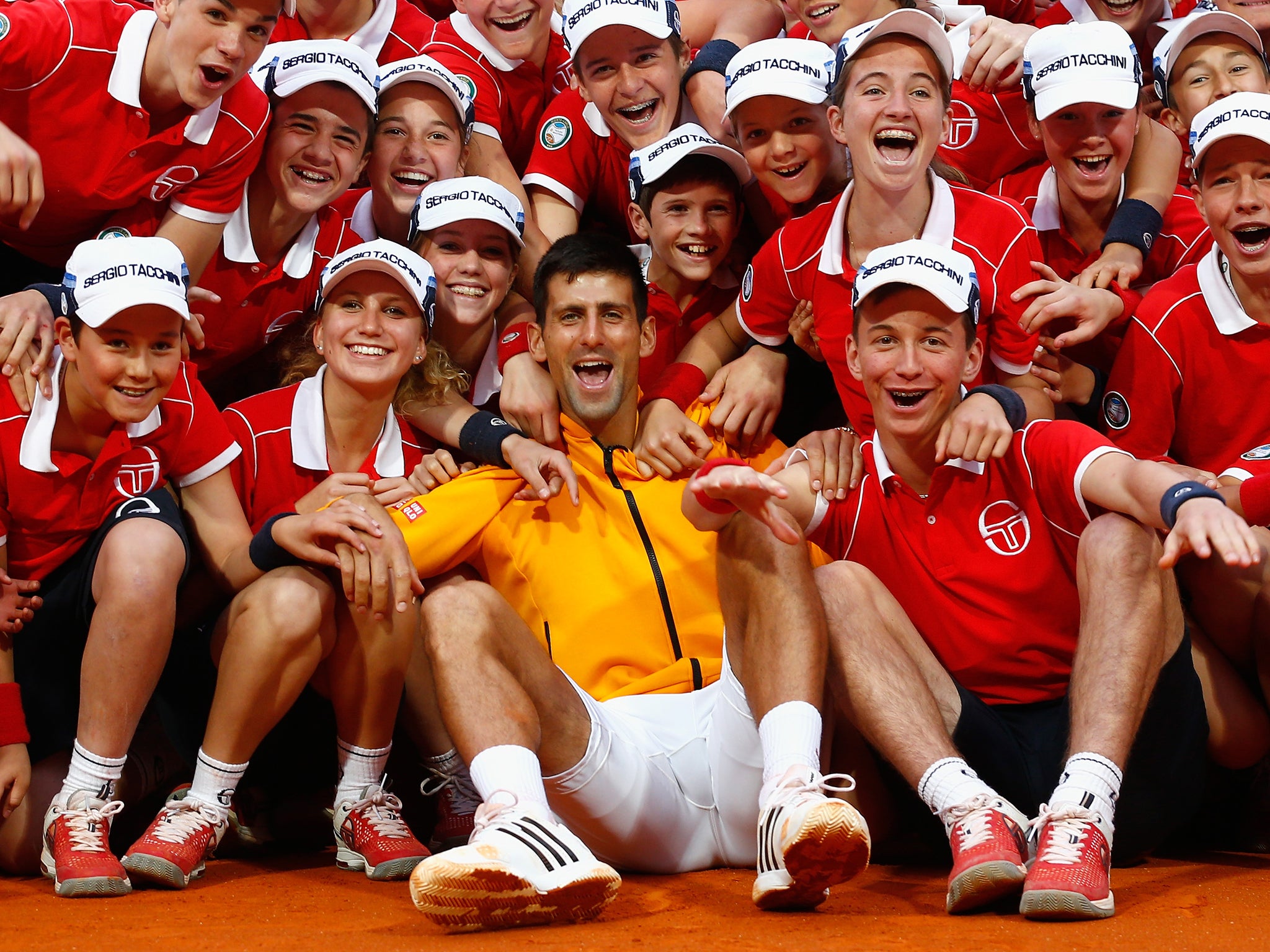 Novak Djokovic celebrates his Monte Carlo Masters triumph