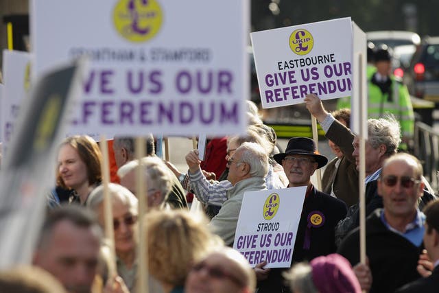 Many in business believe even the prospect of a referendum is harmful 