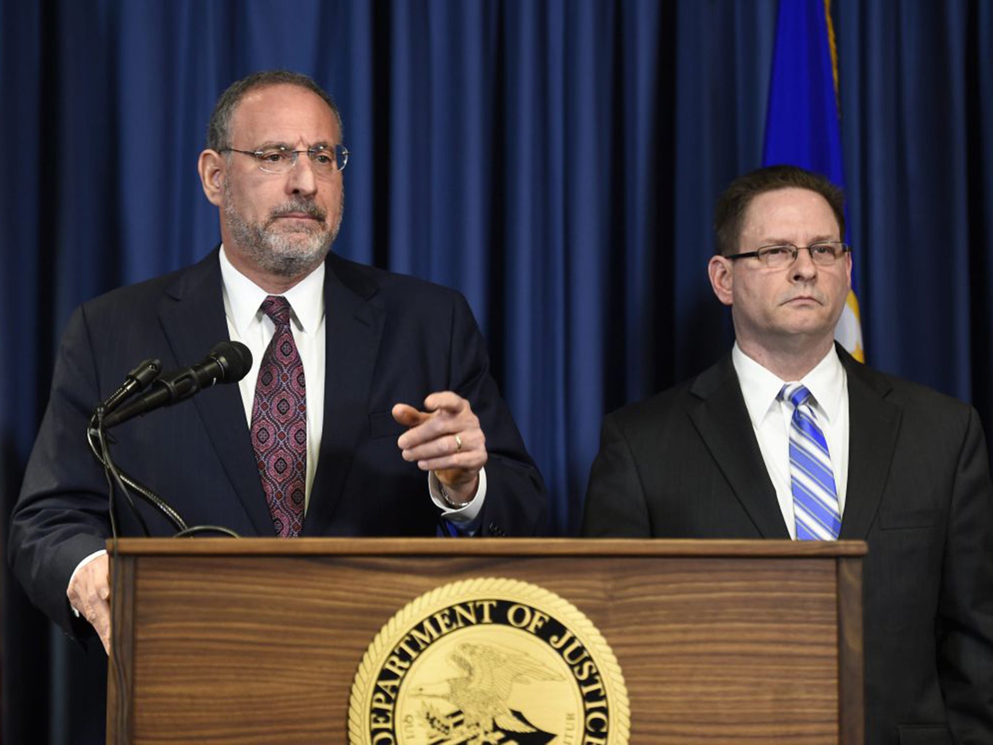 U.S. Attorney Andrew Luger, left, has admitted that Minesota has a terrorist recruiting problem