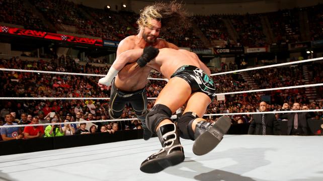 Seth Rollins delivered a DDT to Dolph Ziggler