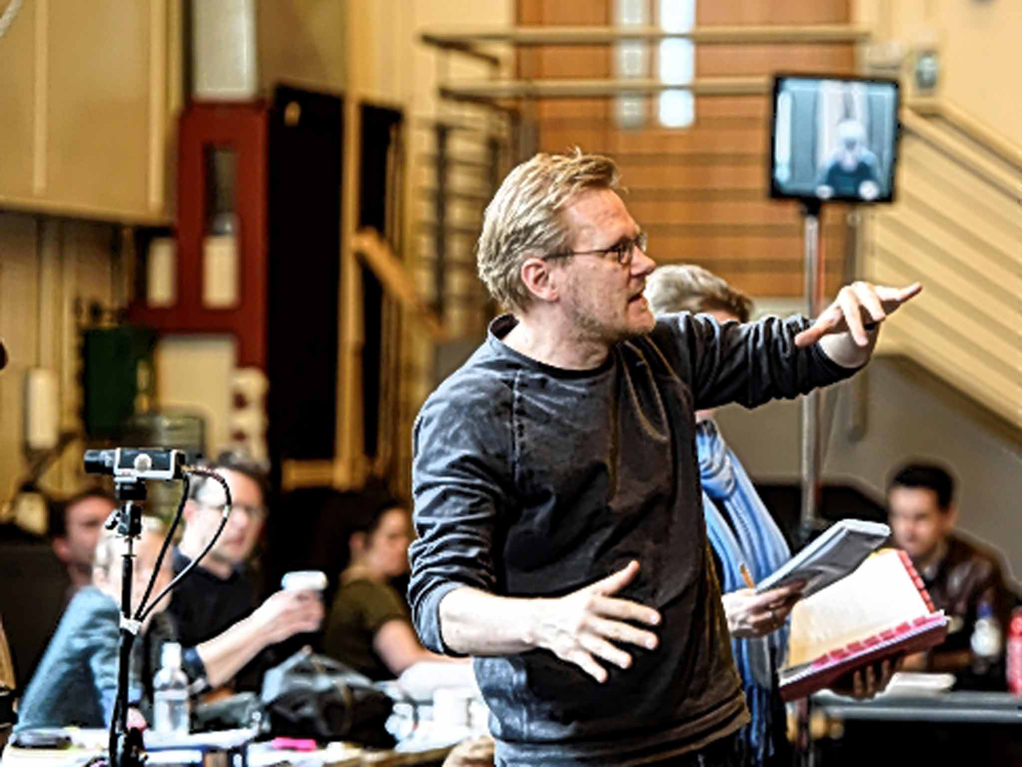 Royal approval: Kasper Holten in rehearsals