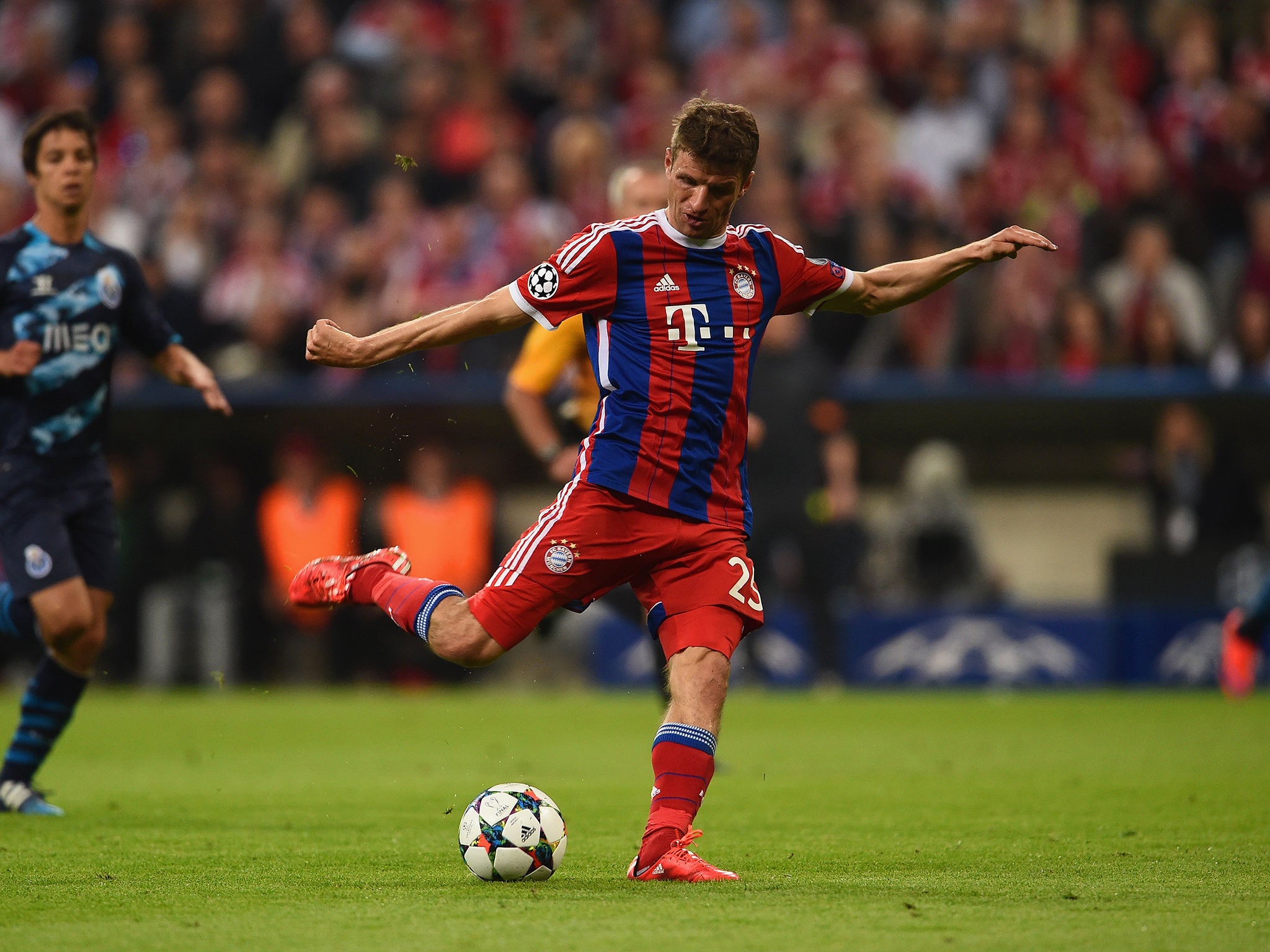 Thomas Muller had a goal and two assists in a brilliant performance