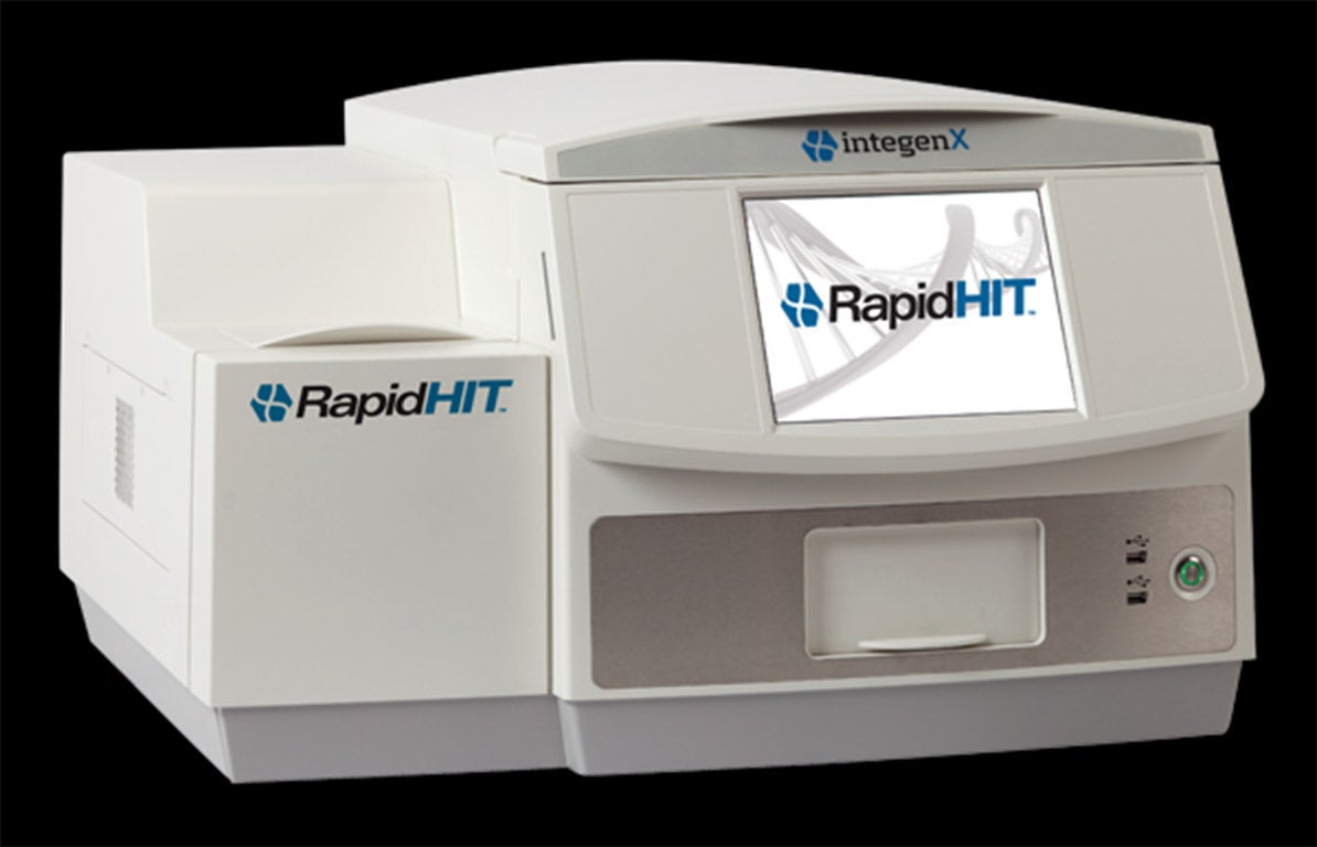 IntegenX's RapidHIT machine