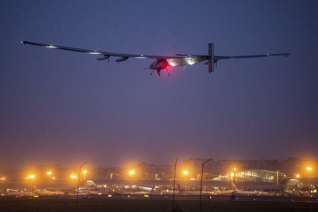 The Solar Impulse 2 completes its sixth leg on the world tour