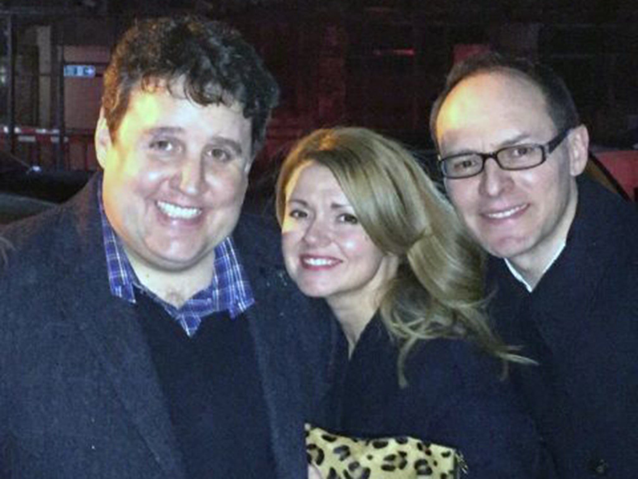 Road trip: Peter Kay with co-star Sian Gibson and co-creator Paul Coleman