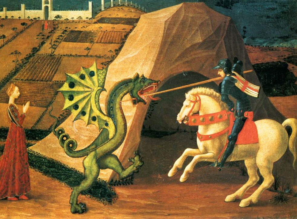 Saint George and the Dragon by Paolo Uccello 
