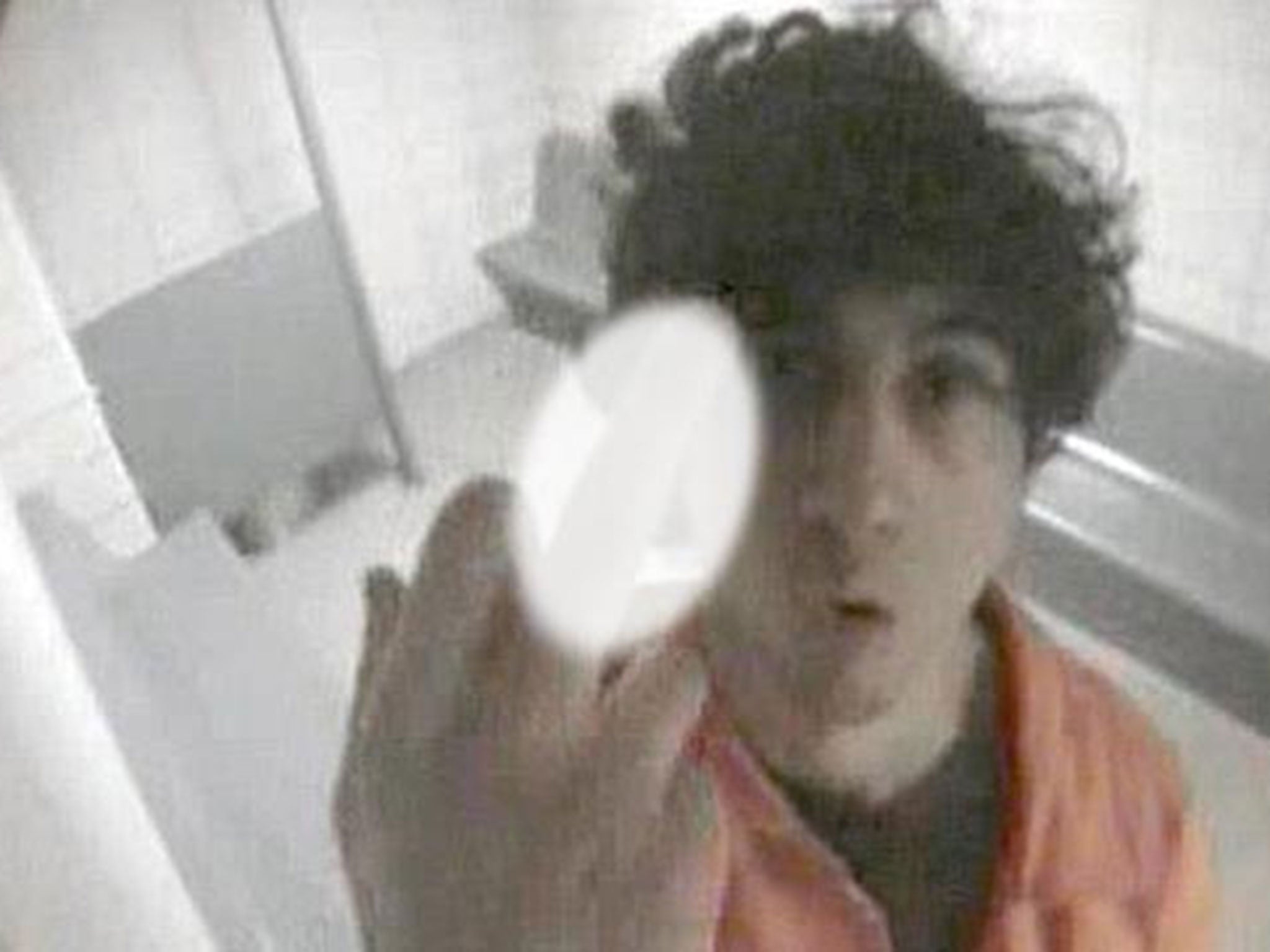 Tsarnaev swearing at the camera in 2013