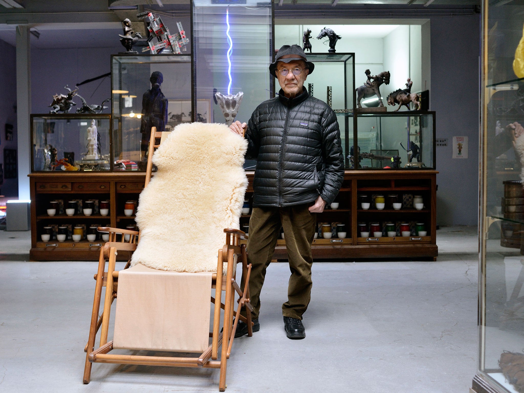 A chair to remember: Sarkis in his Paris studio Patrick Gaillardin