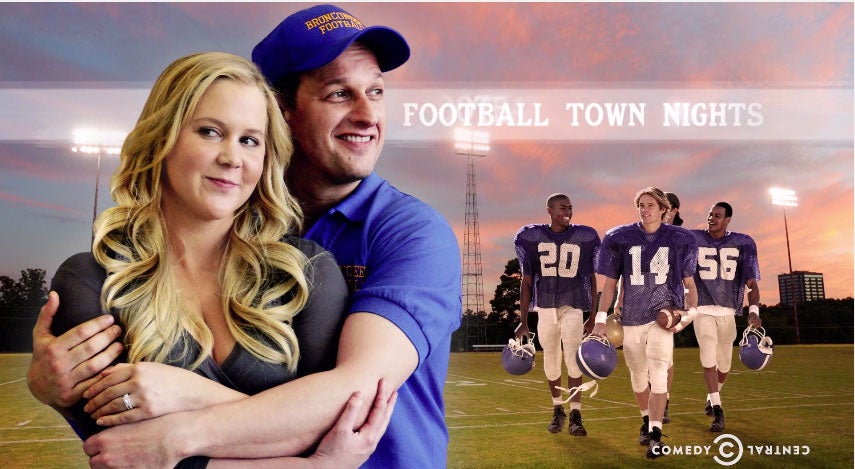 Amy Schumer and Josh Charles in Football Town Lights sketch