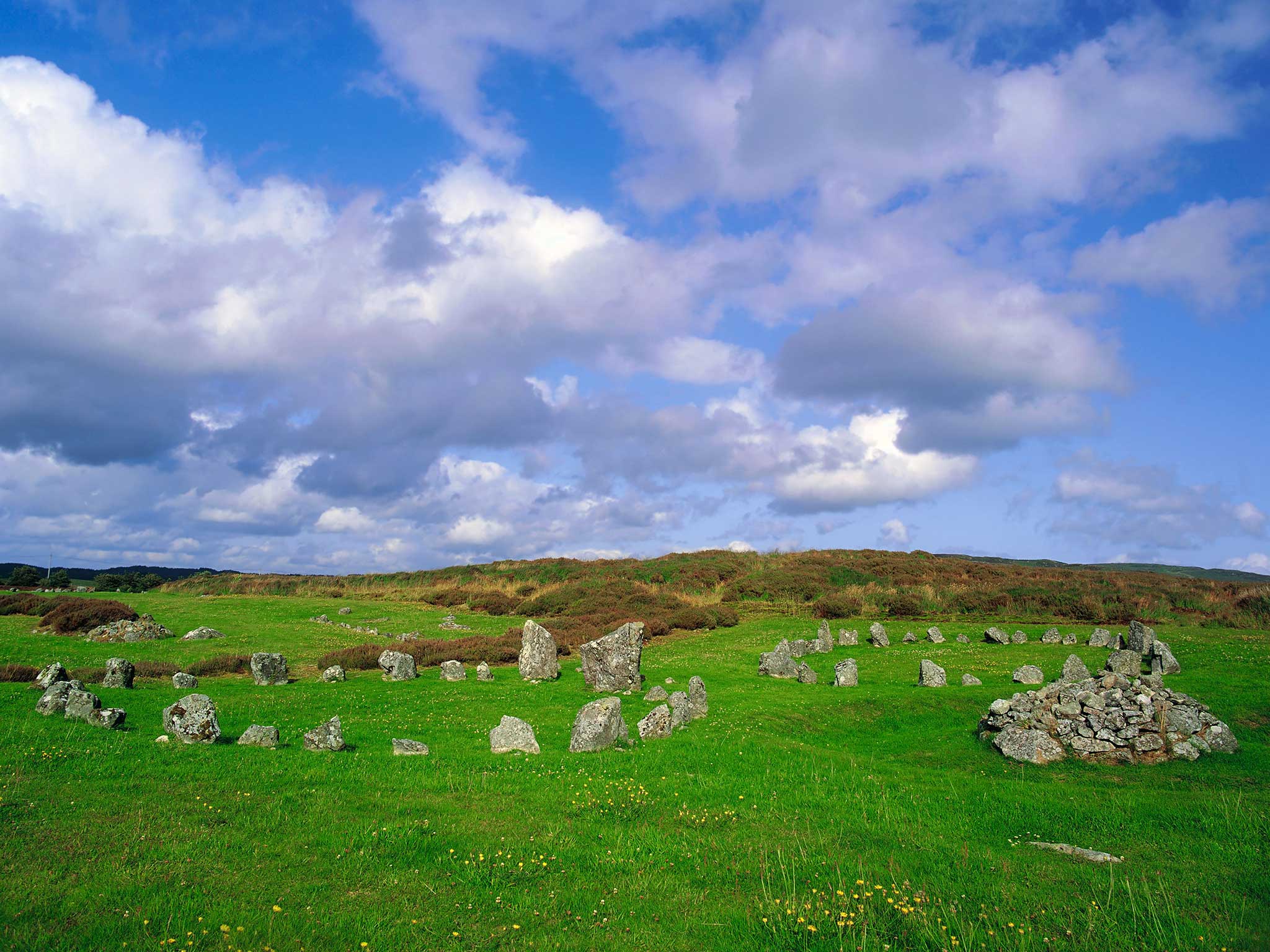 One of Northern Ireland's stone circles (Beaghmore) where the Order of The Gold River could marry its followers