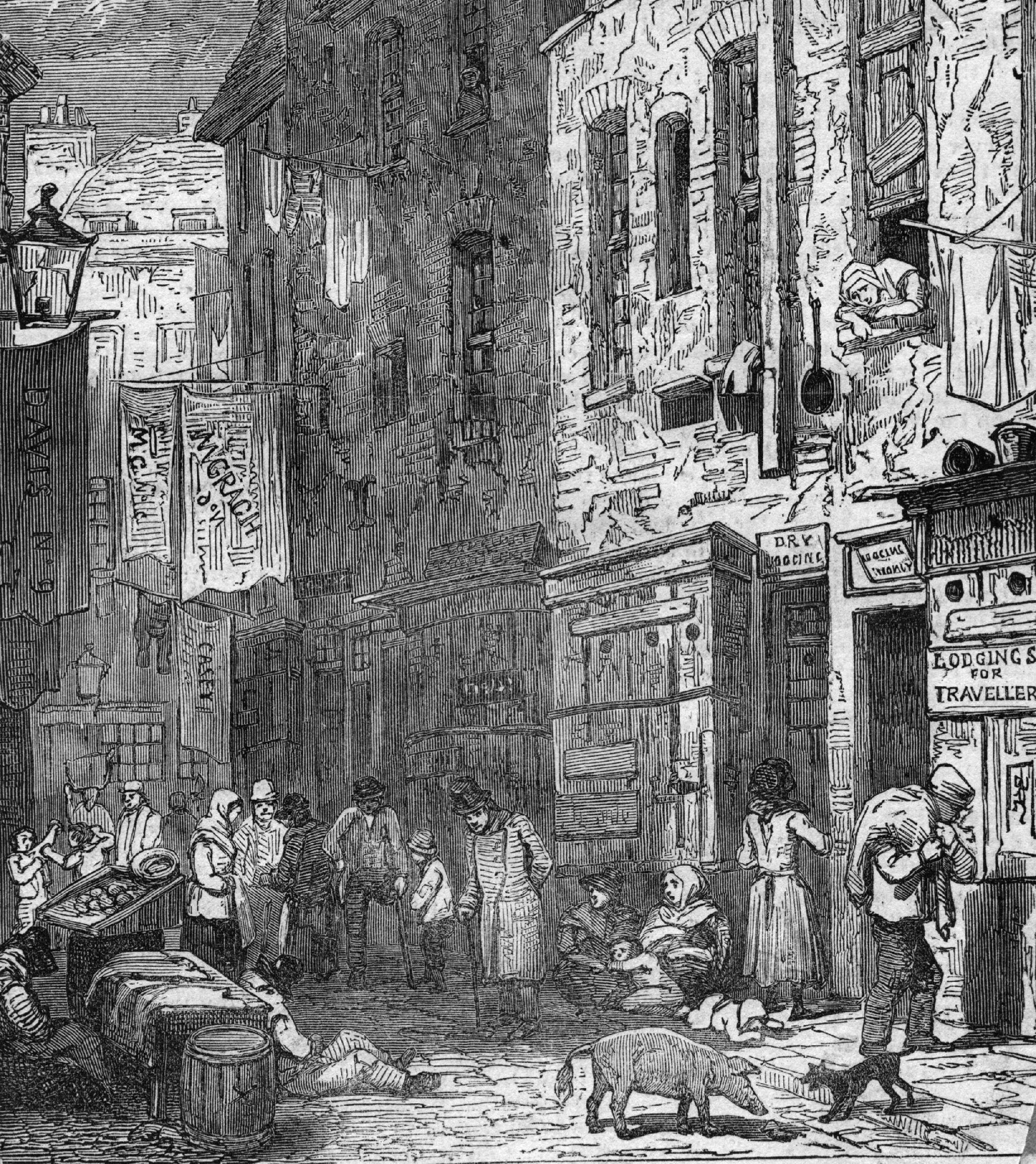 Haves and have-nots: 1840s London slums