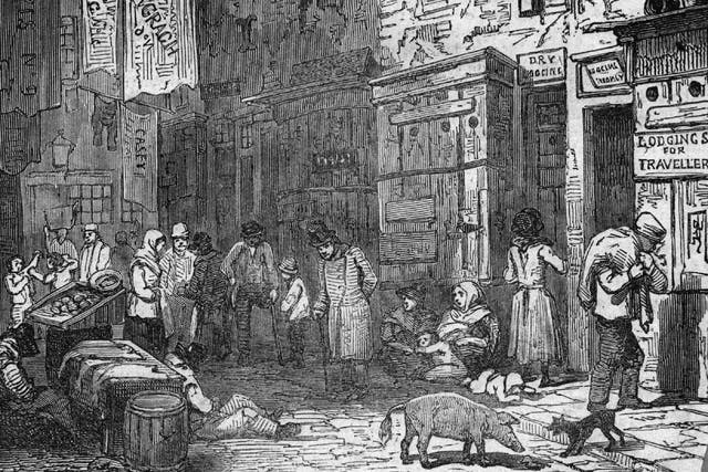 Haves and have-nots: 1840s London slums 