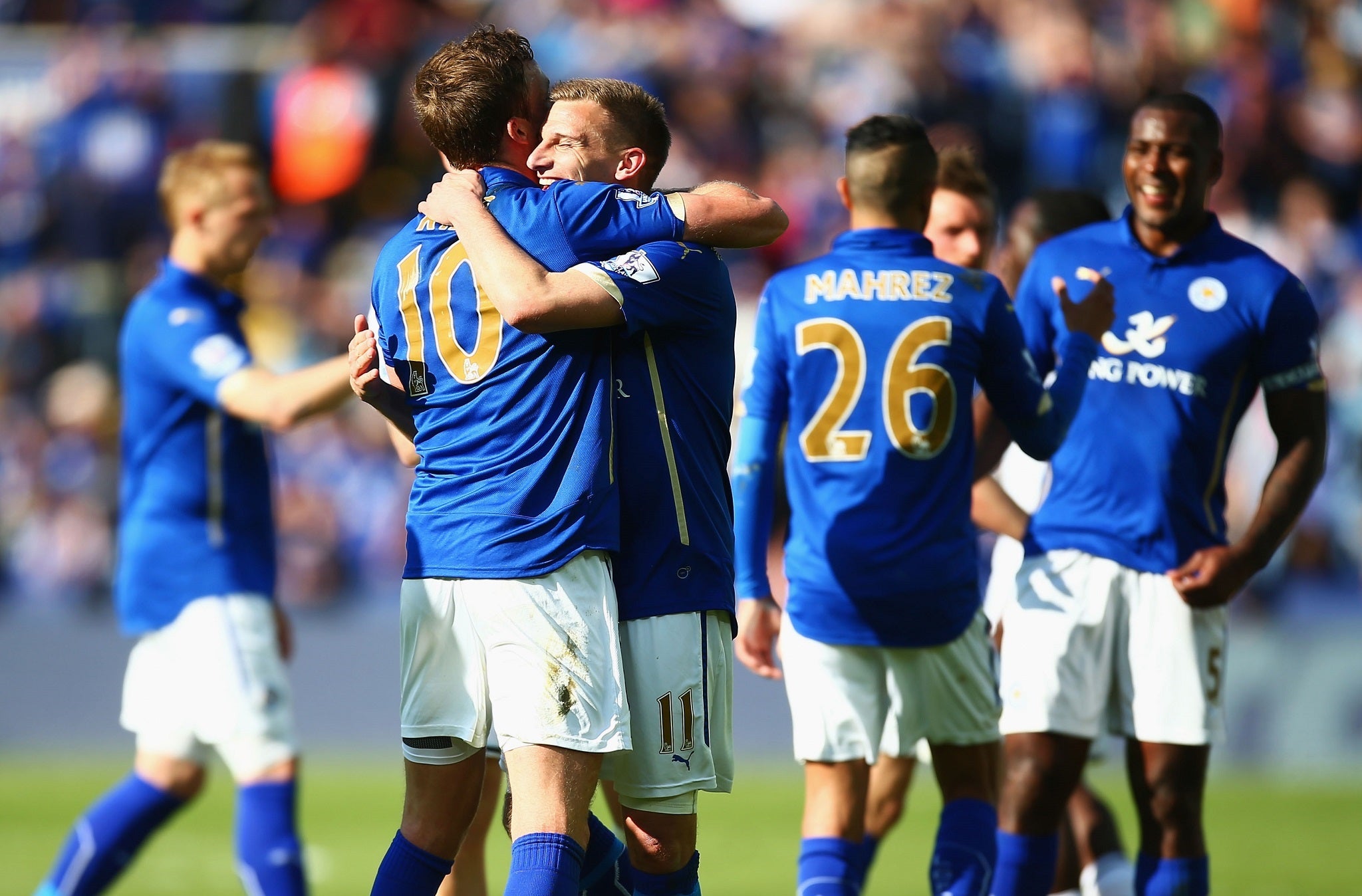 Leicester beat Swansea to climb of the bottom of the Premier League