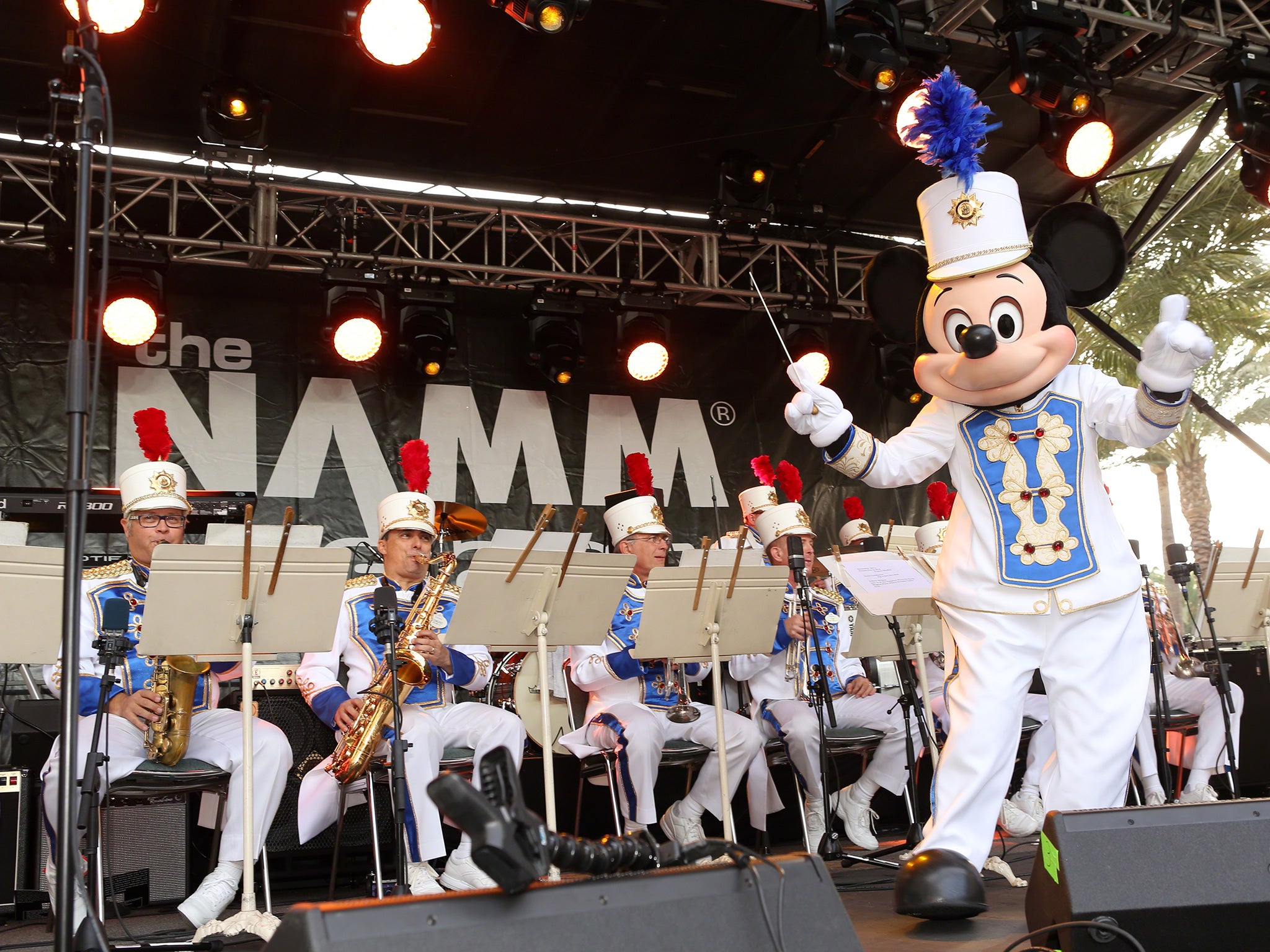 The Disneyland Band with guest conductor Mickey
