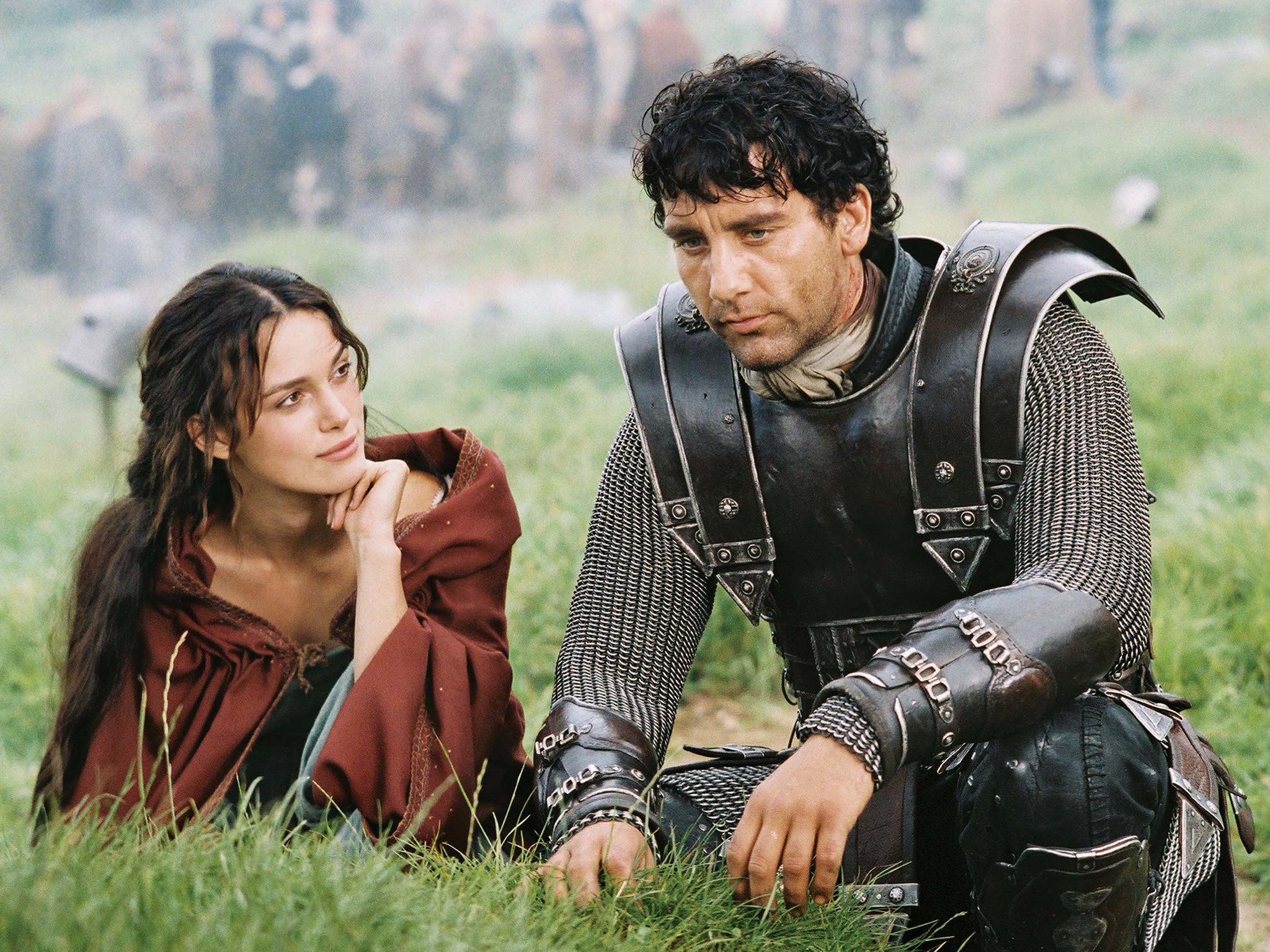 Legendary charm: Clive Owen and Keira Knightley in 2004’s ‘King Arthur’