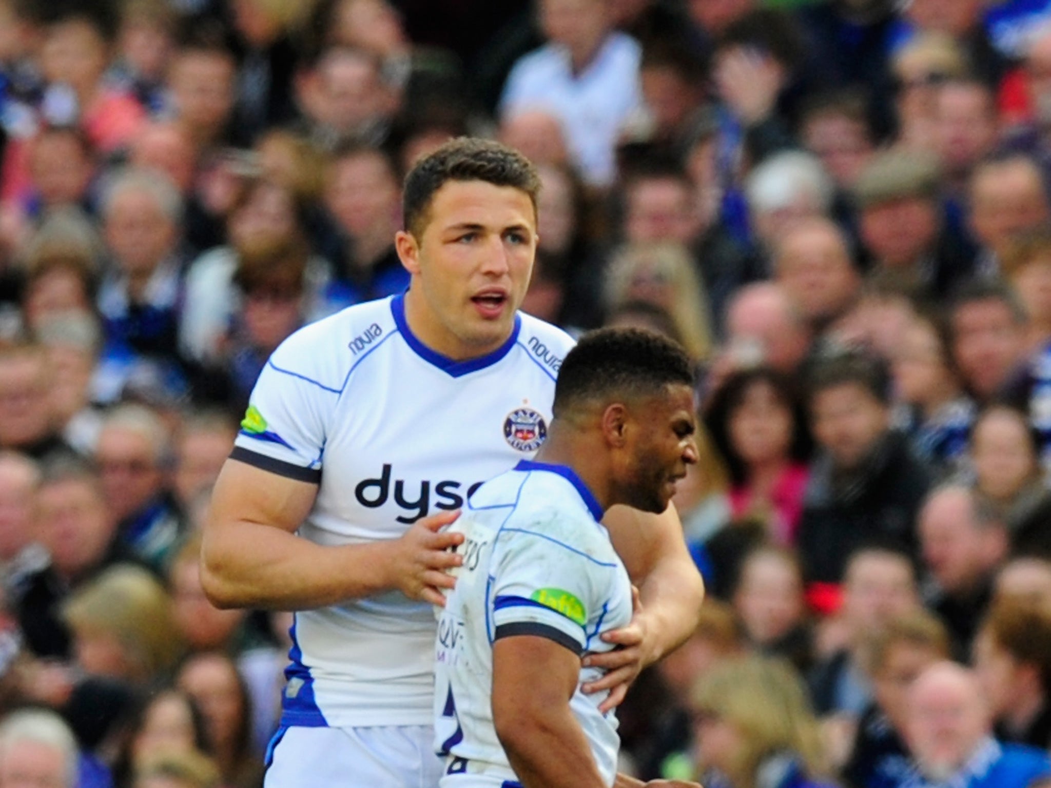 England still see Sam Burgess as an inside centre but he plays for Bath tonight on the blind-side flank