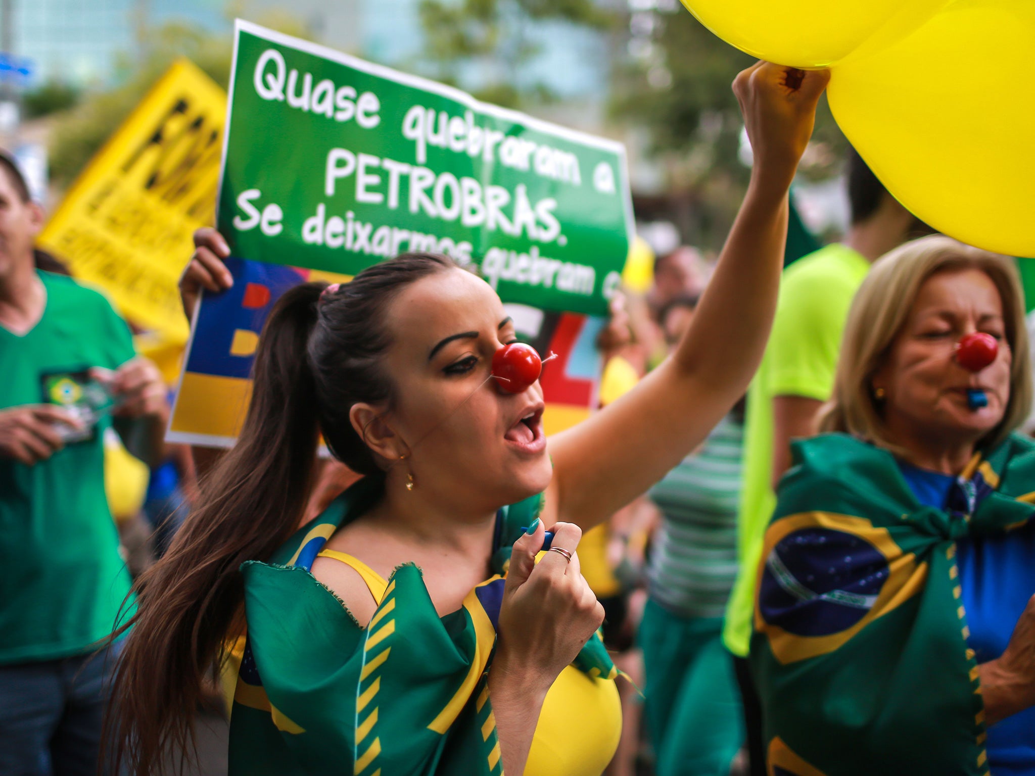 Protests against Brazil’s President Dilma Rousseff