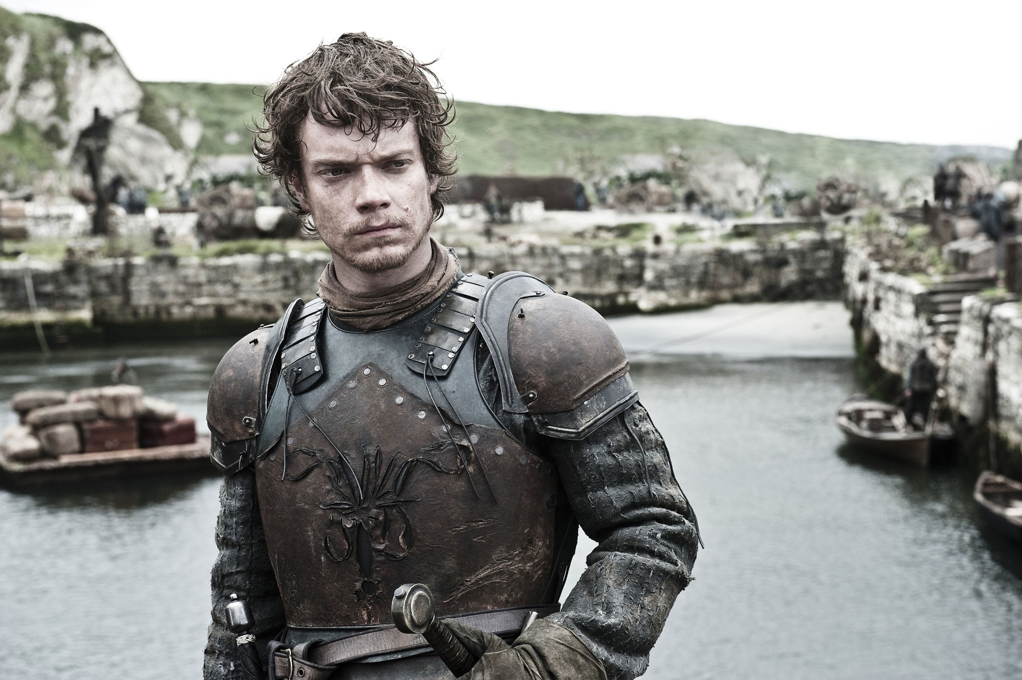 Instantly recognisable: Theon Greyjoy (Alfie Allen) on The Iron Islands