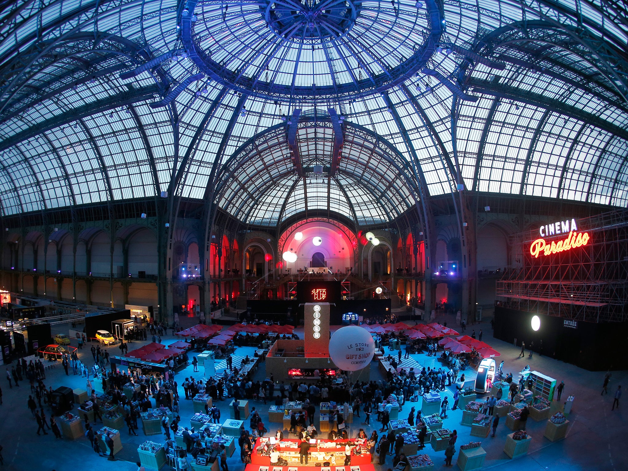 The Grand Palais in Paris will be transformed into a 4,000-seat cinema, with 44 double beds at the front