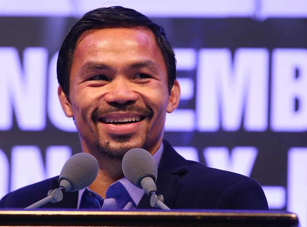 On Manny Pacquiao’s home island separatist rebels will come down from the hills to join with their enemies to cheer on the nation’s favourite son