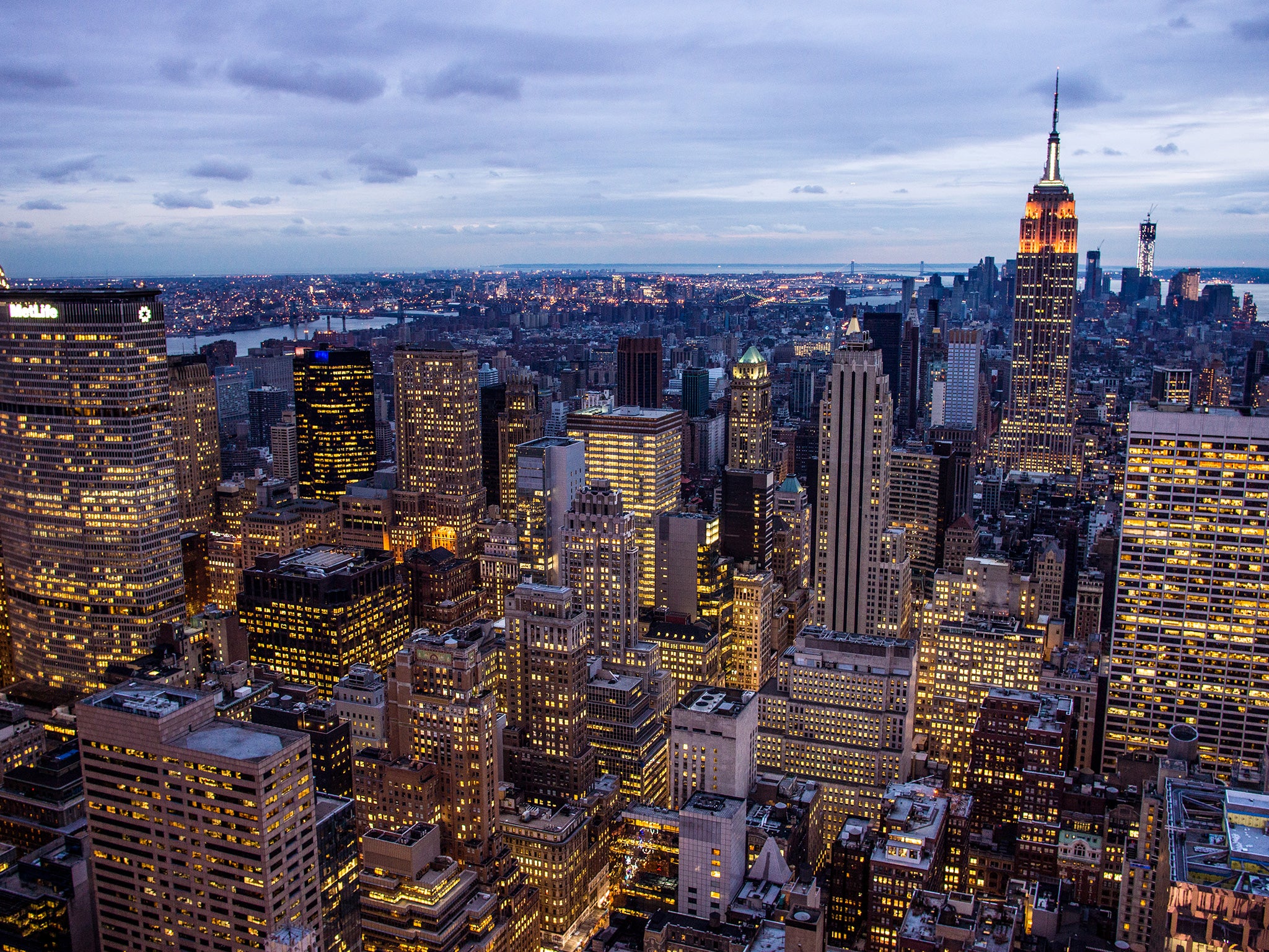 Fares from Luton to New York’s Newark airport for the months ahead are typically £1,170 return