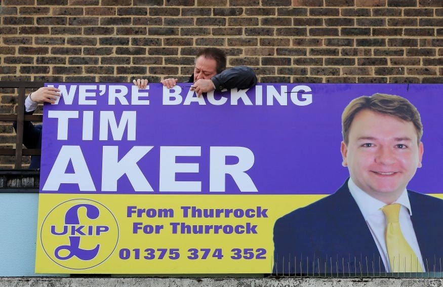 Ashcroft's polling has given Ukip's Tim Aker a welcome boost