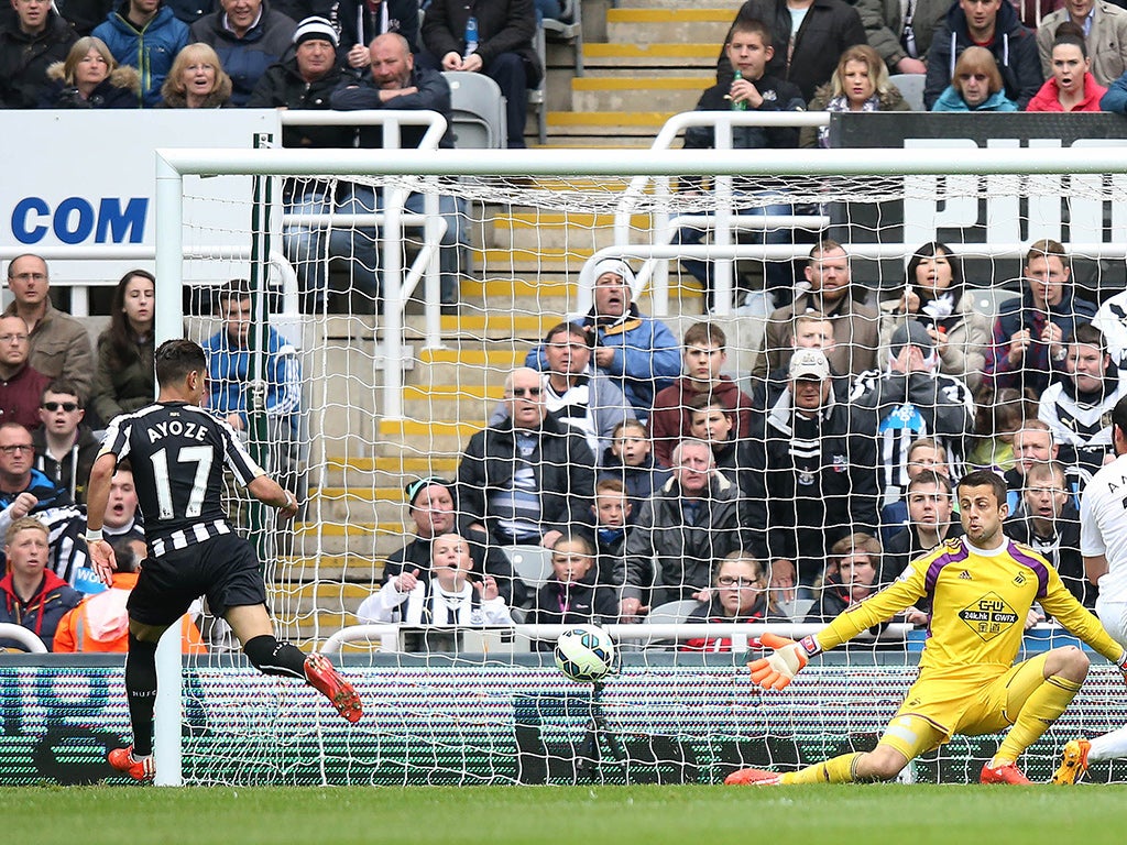 Ayoze Perez opened the scoring for the home side